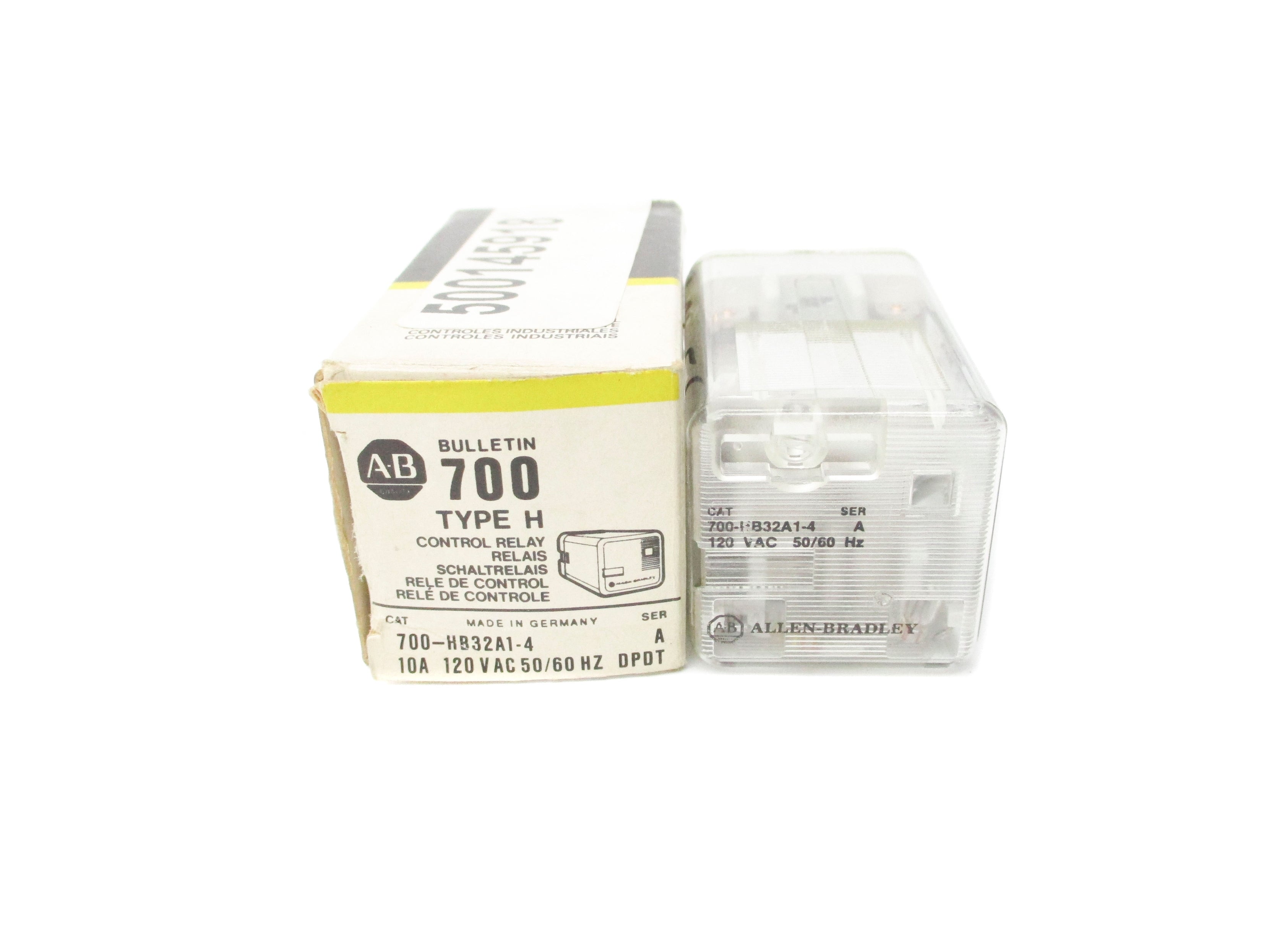 INDUSTRIAL SPARE PART 700-HB32A1-4 SER. A 10A 120VAC (BK/YL) NSMP