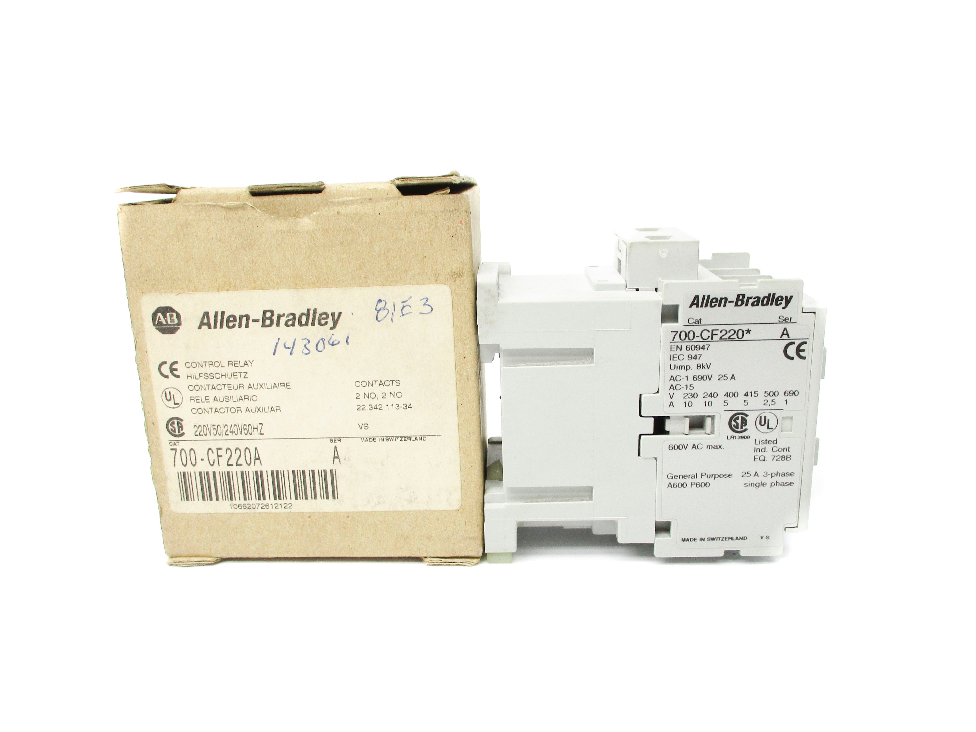 INDUSTRIAL SPARE PART 700-CF220A SER. A 220/240V (BR/WH) NSMP