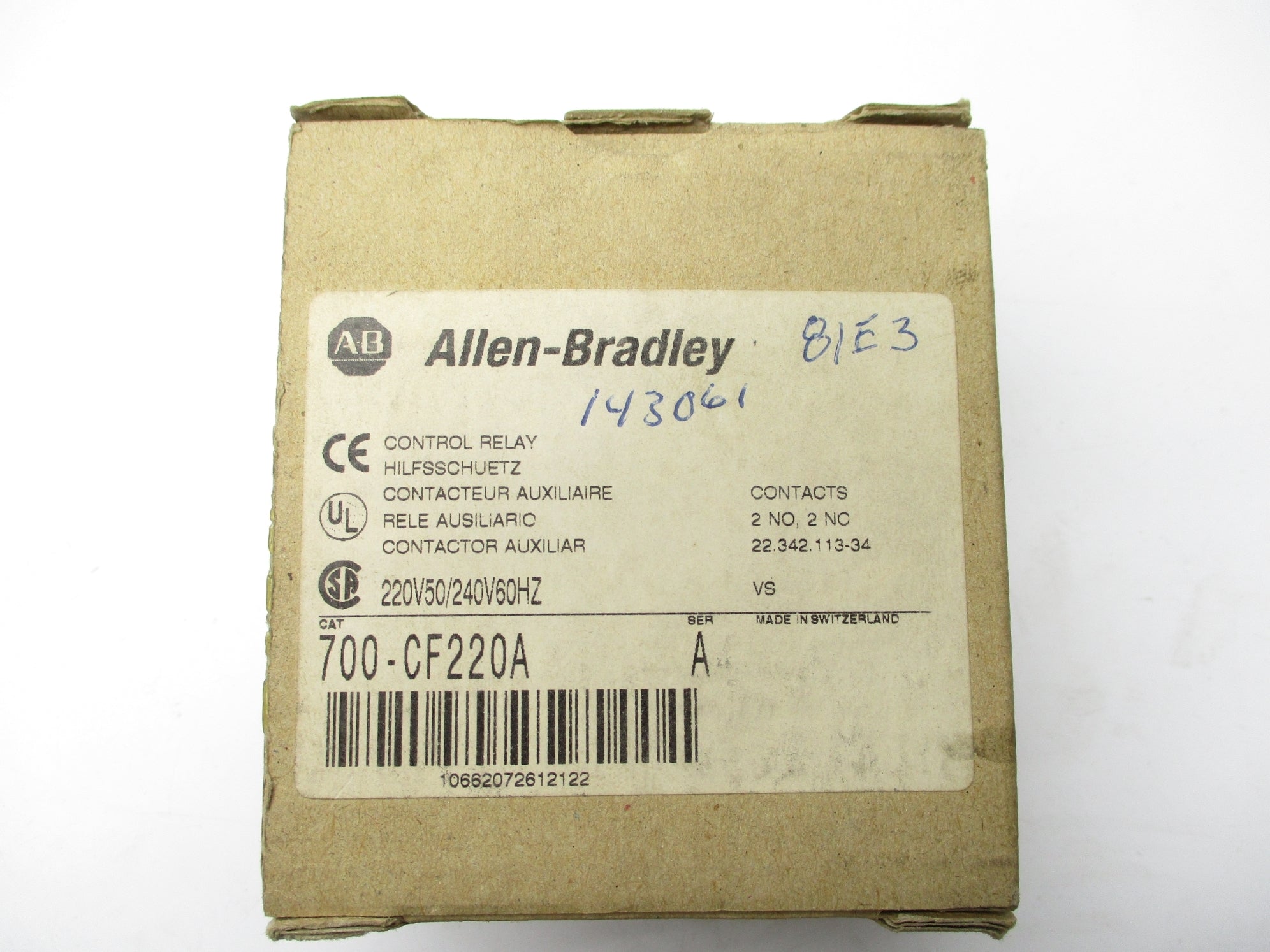 INDUSTRIAL SPARE PART 700-CF220A SER. A 220/240V (BR/WH) NSMP