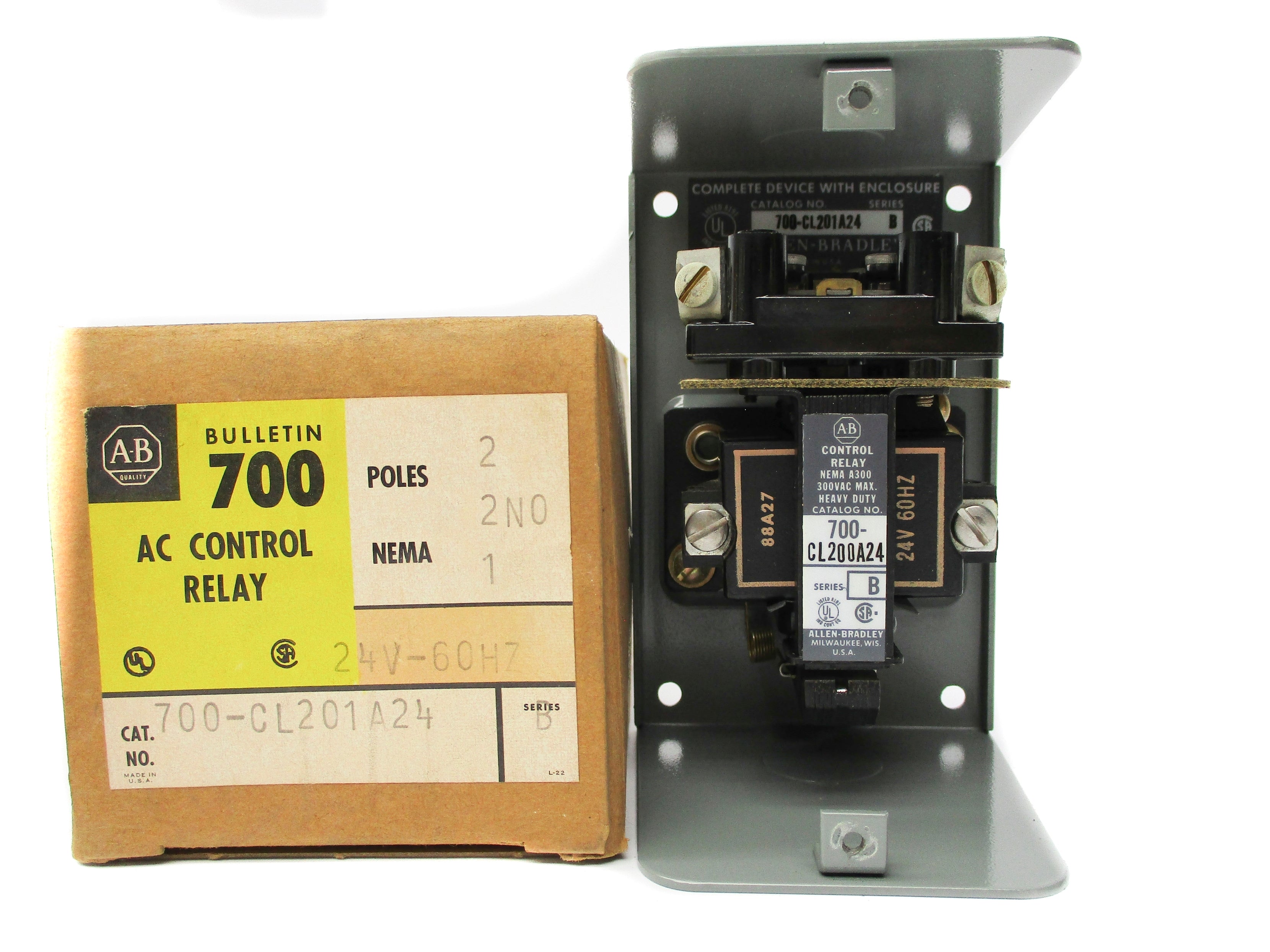 INDUSTRIAL SPARE PART 700-CL201A24 SER. D 24V (BK/YL) NSMP