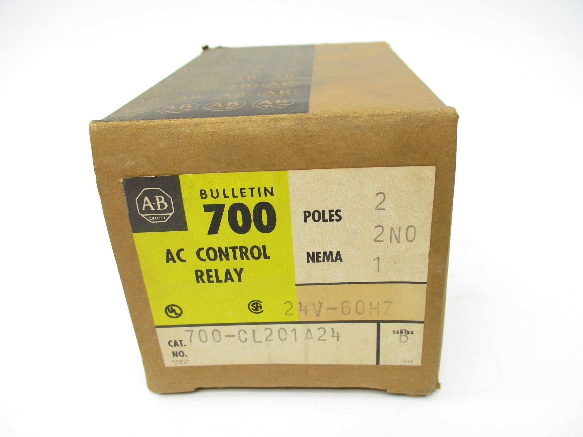 INDUSTRIAL SPARE PART 700-CL201A24 SER. D 24V (BK/YL) NSMP