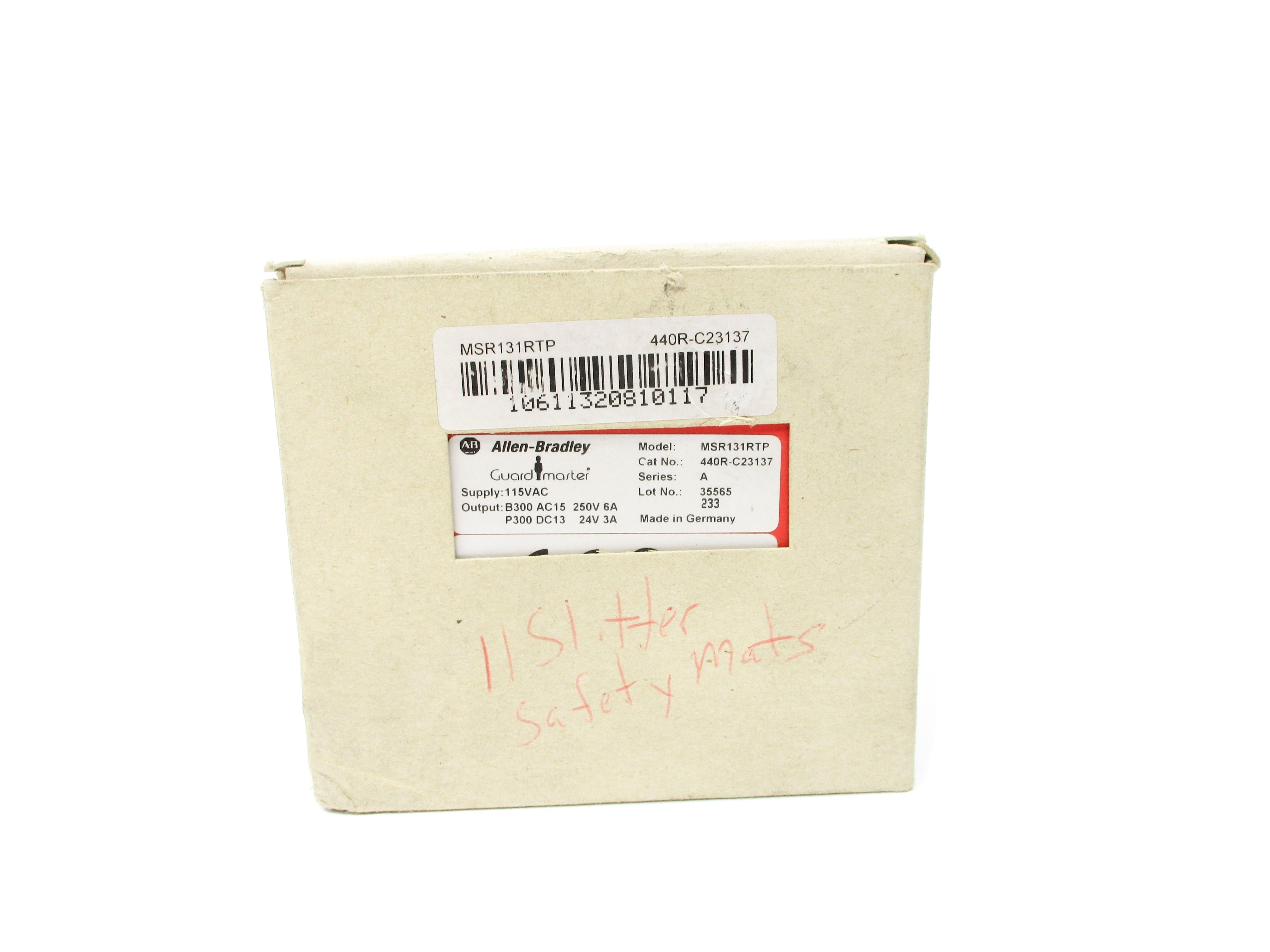 INDUSTRIAL SPARE PART 440R-C23137 MSR131RTP SER. A 115VAC (BR) NSMP