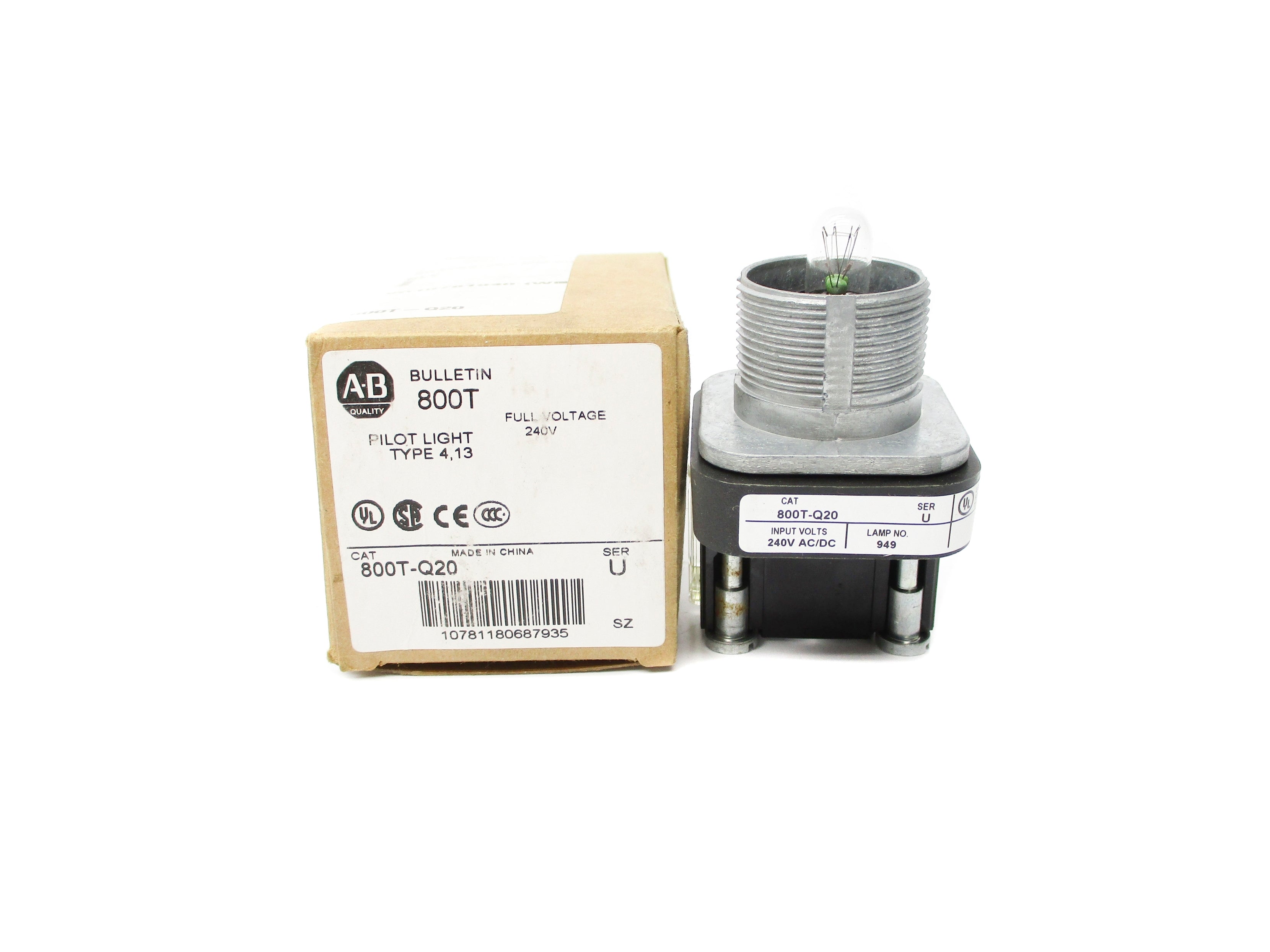INDUSTRIAL SPARE PART 800T-Q20 SER. U (BR/WH) NSMP
