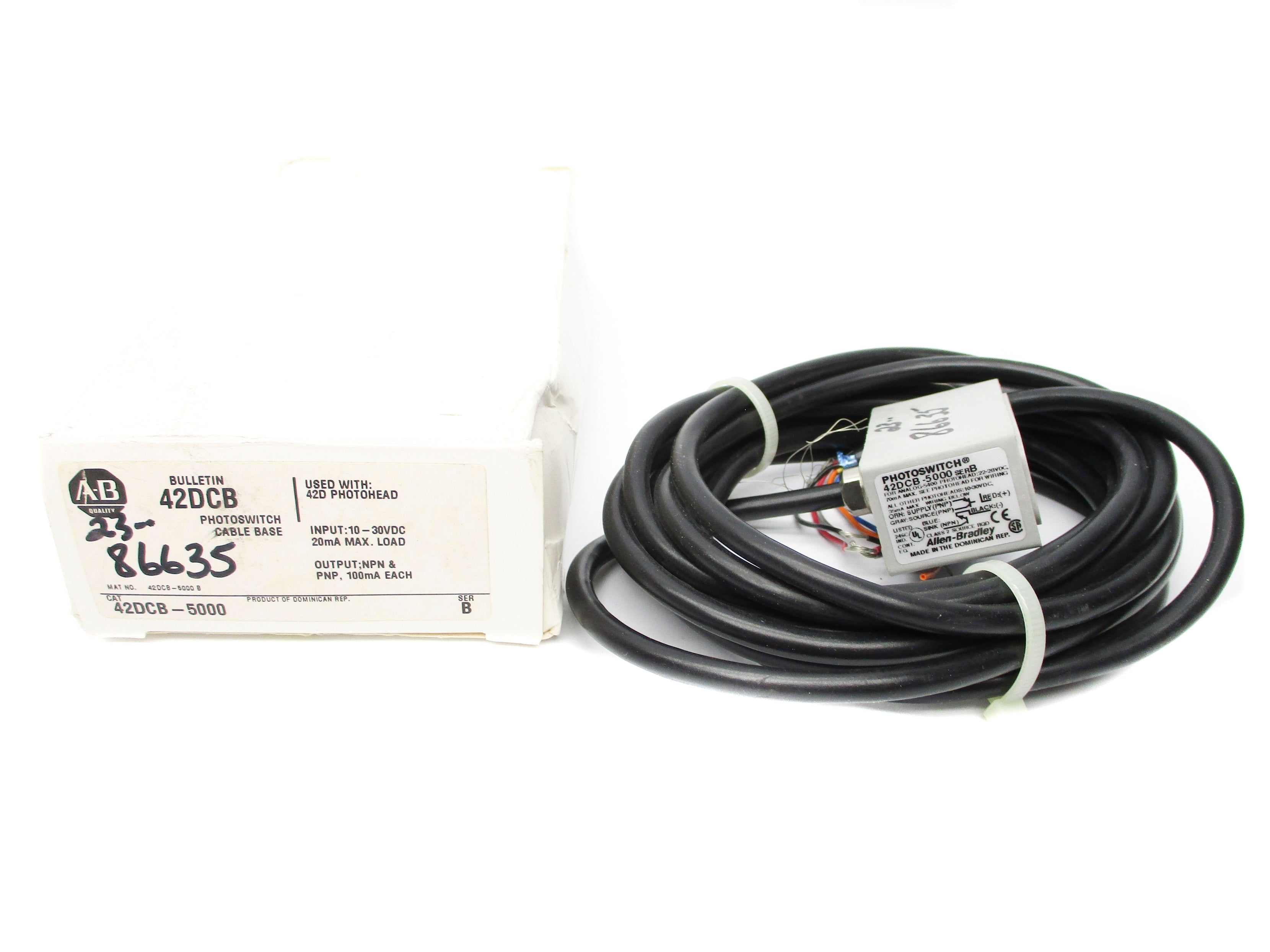 INDUSTRIAL SPARE PART 42DCB-5000 SER. B 10-30VDC (WH) NSMP