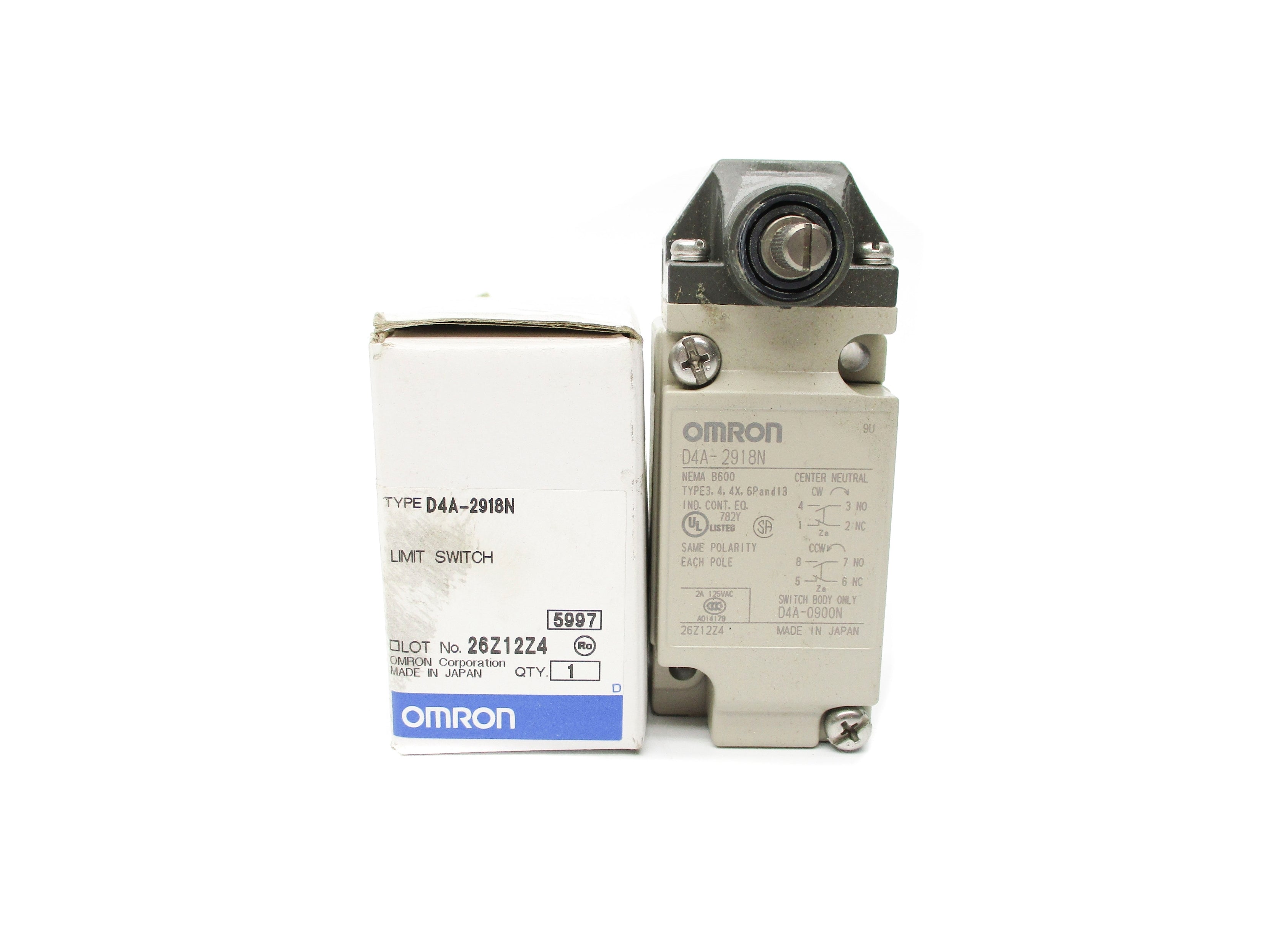 OMRON D4A-2918N 125VAC 2A NSMP