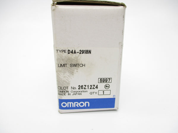 OMRON D4A-2918N 125VAC 2A NSMP