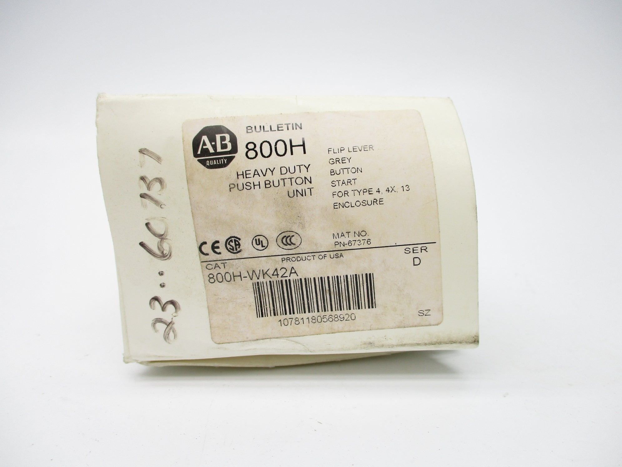 INDUSTRIAL SPARE PART 800H-WK42A SER. D (WH) NSMP