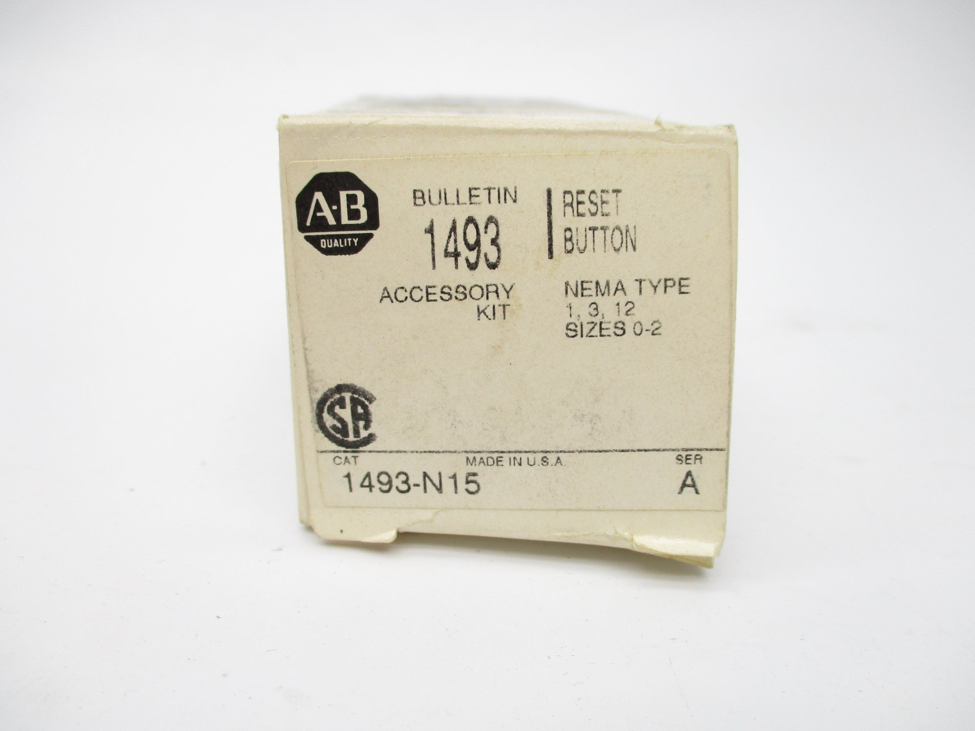 ALLEN BRADLEY 1493-N15 SER. A (GY/BL) NSMP
