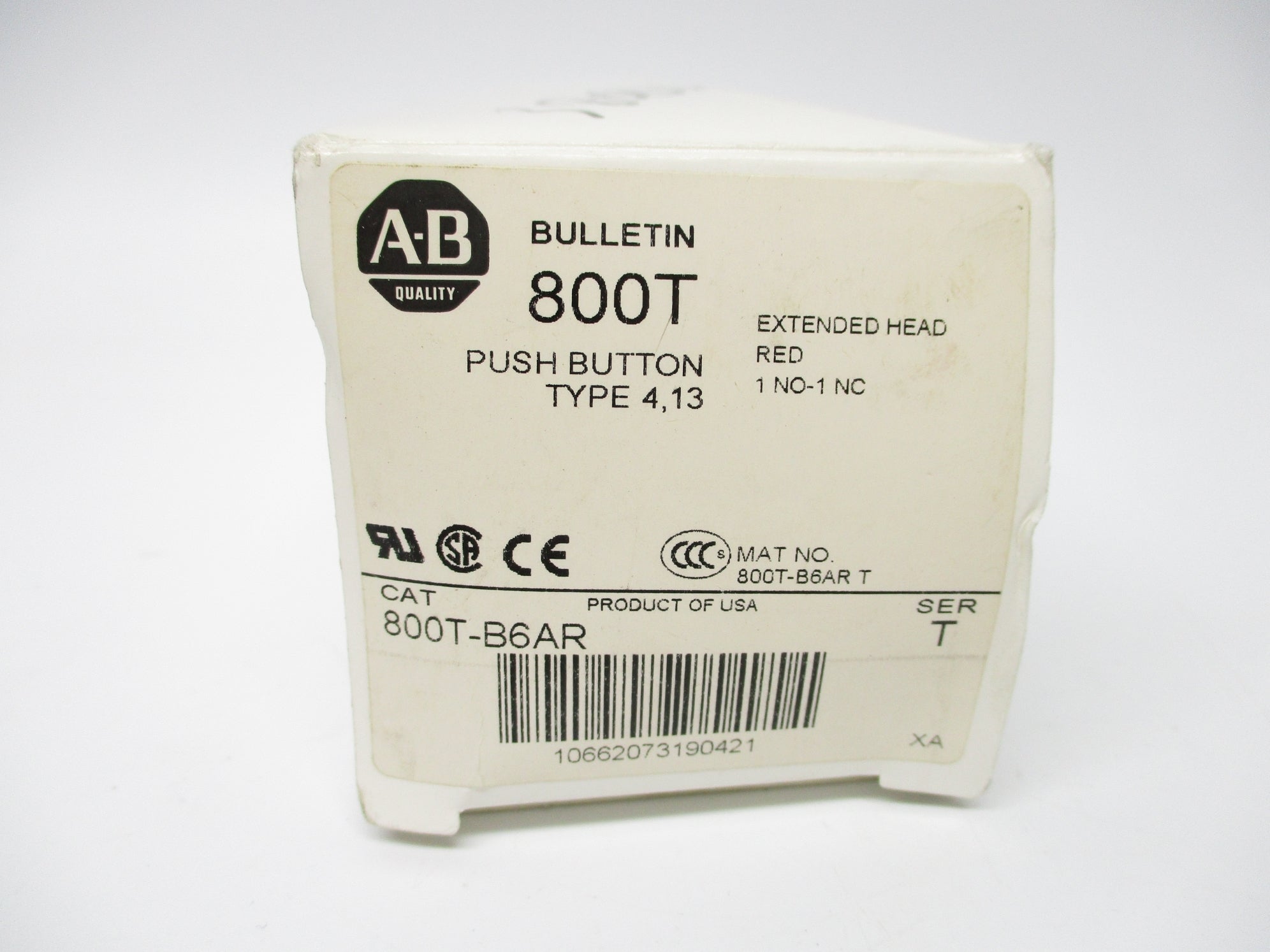 INDUSTRIAL SPARE PART 800T-B6AR SER. T (WH) NSMP