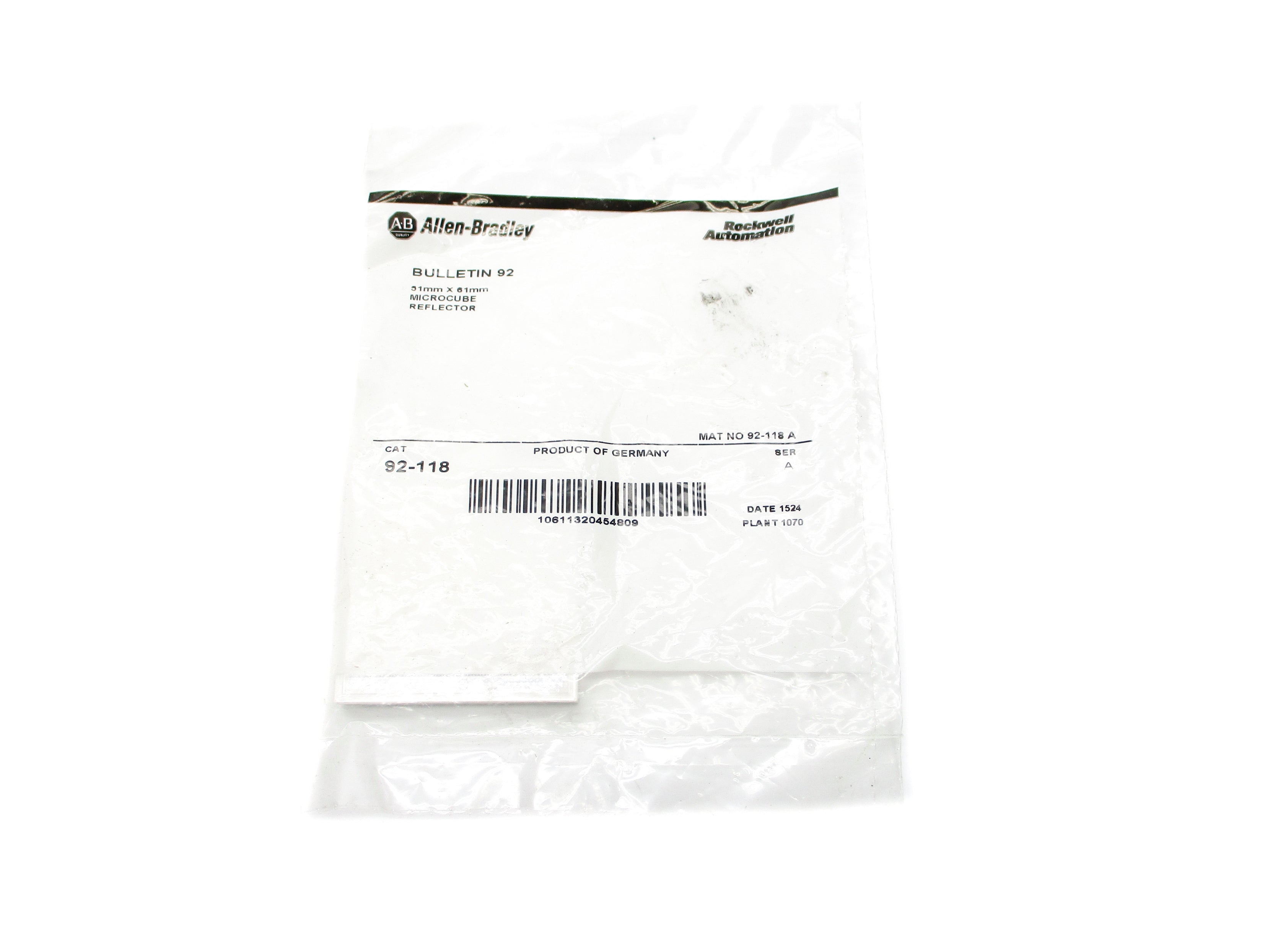 INDUSTRIAL SPARE PART 92-118 SER. A NSMP