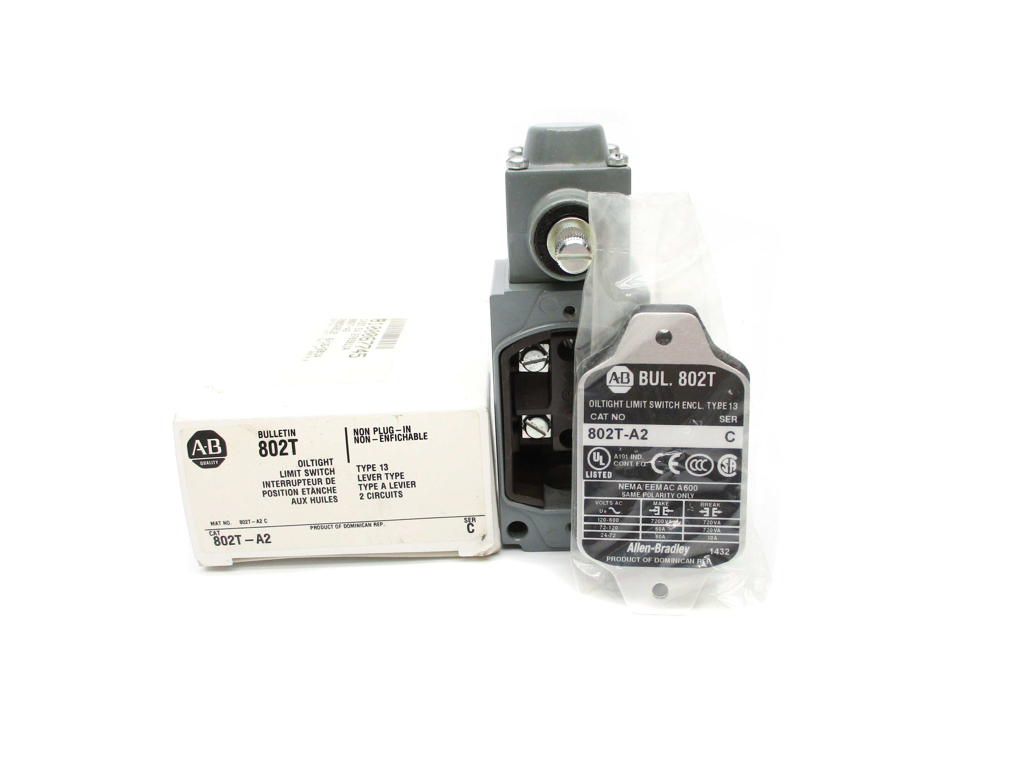 ALLEN BRADLEY 802T-A2 SER. C (WH) NSMP