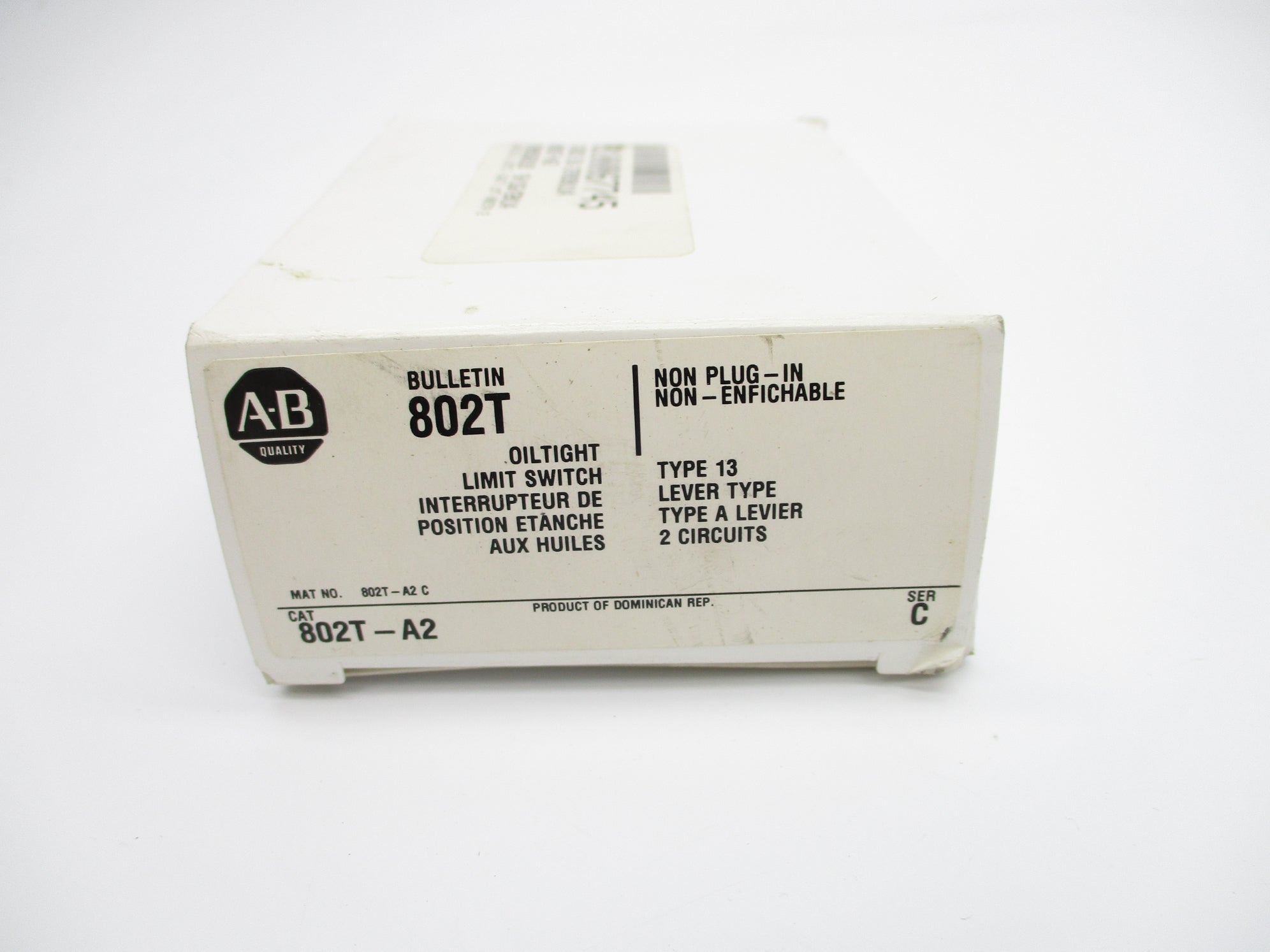 ALLEN BRADLEY 802T-A2 SER. C (WH) NSMP