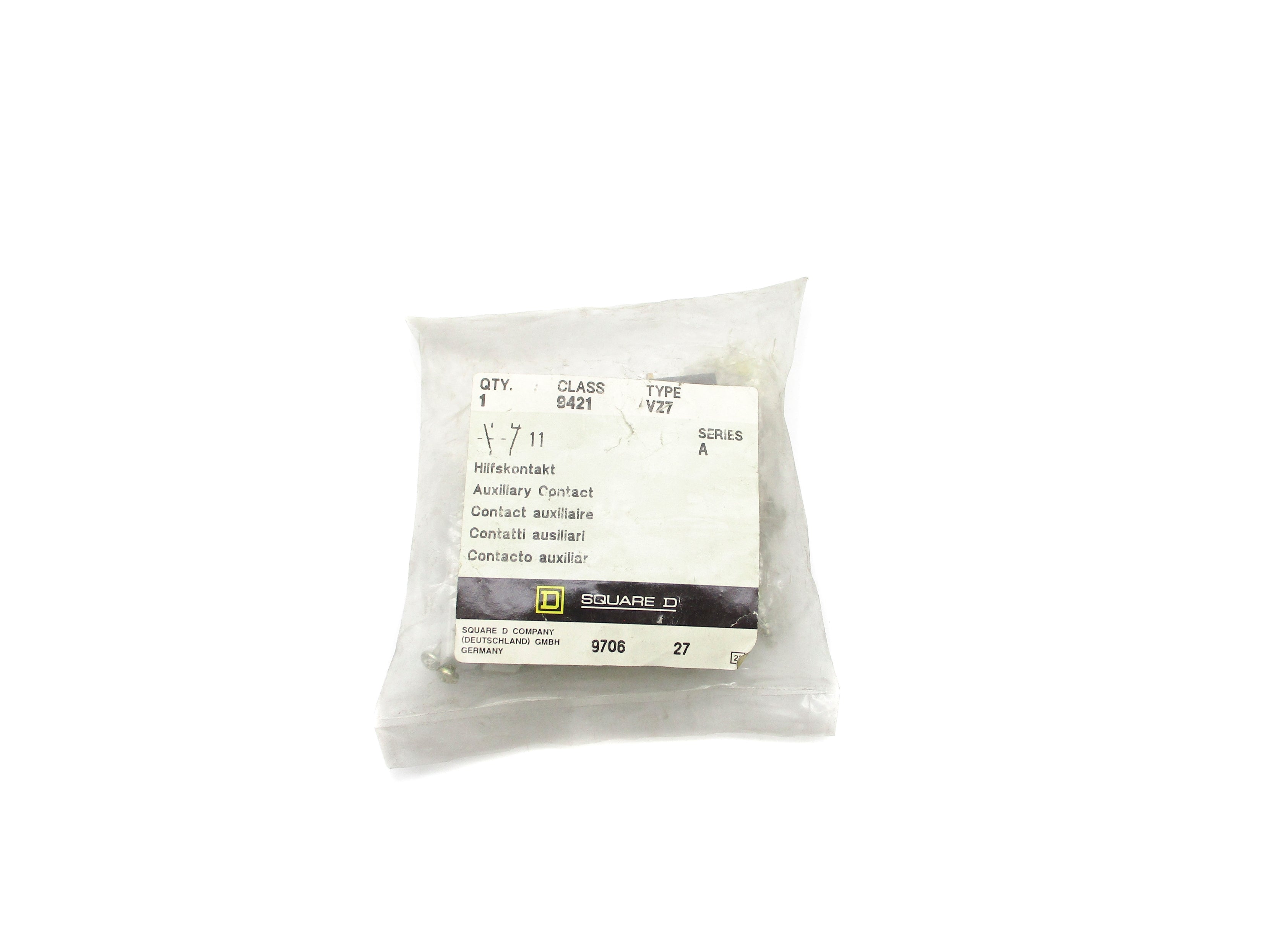 SQUARE D 9421VZ7 SER. A NSMP