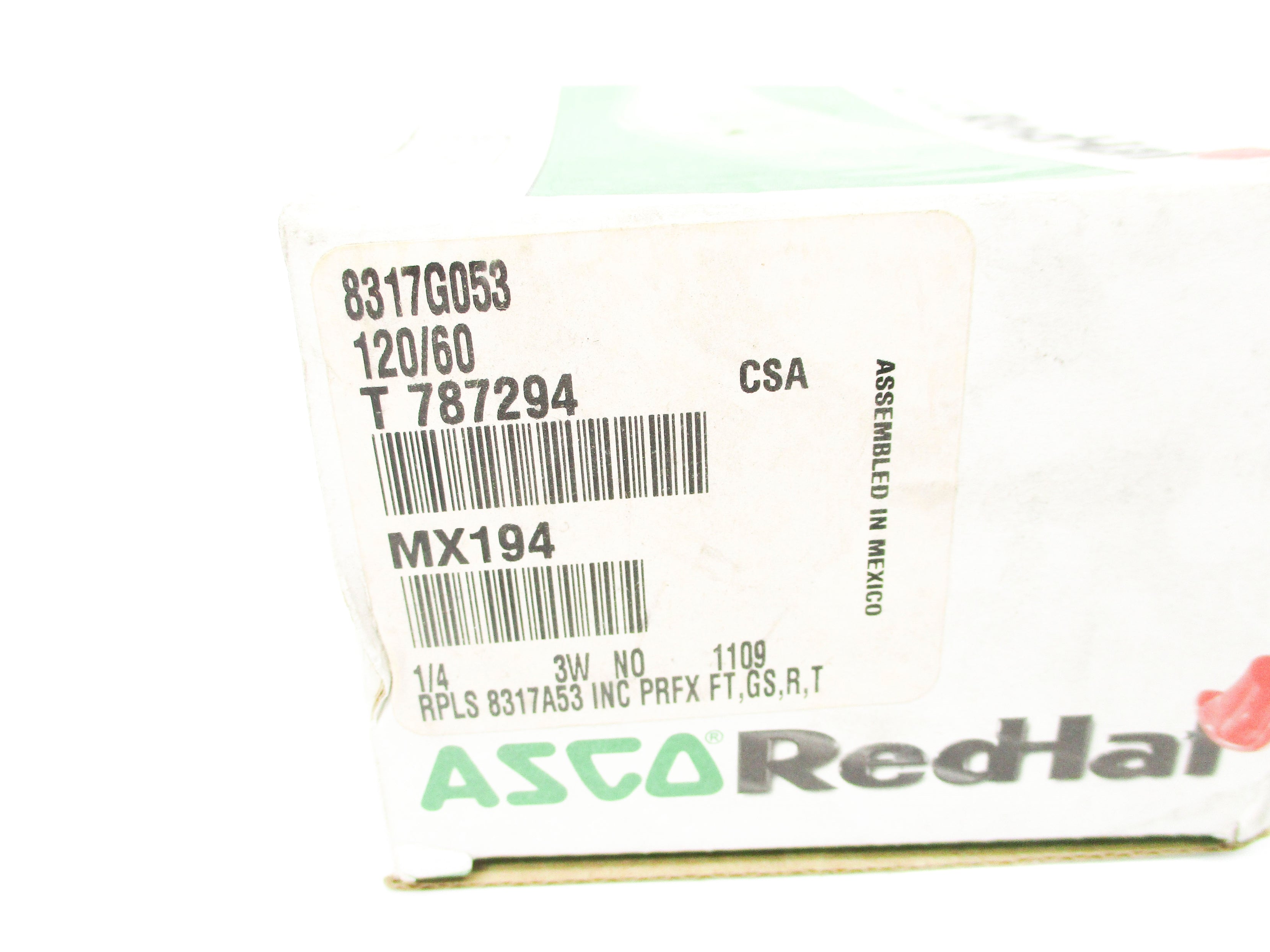 ASCO 8317G053 120V 150PSI 1/4" NSMP