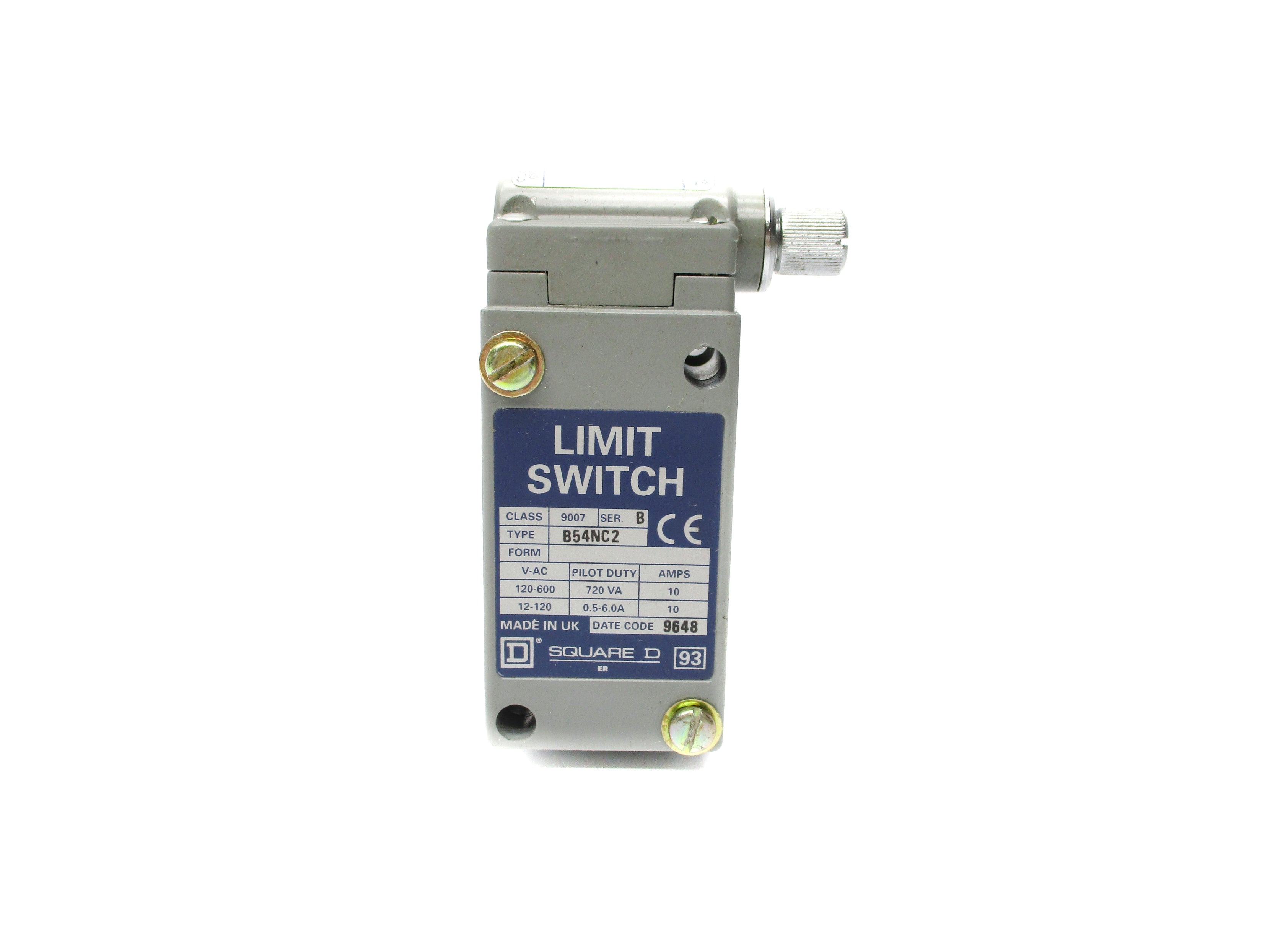 SQUARE D 9007B54NC2 SER. B UNMP