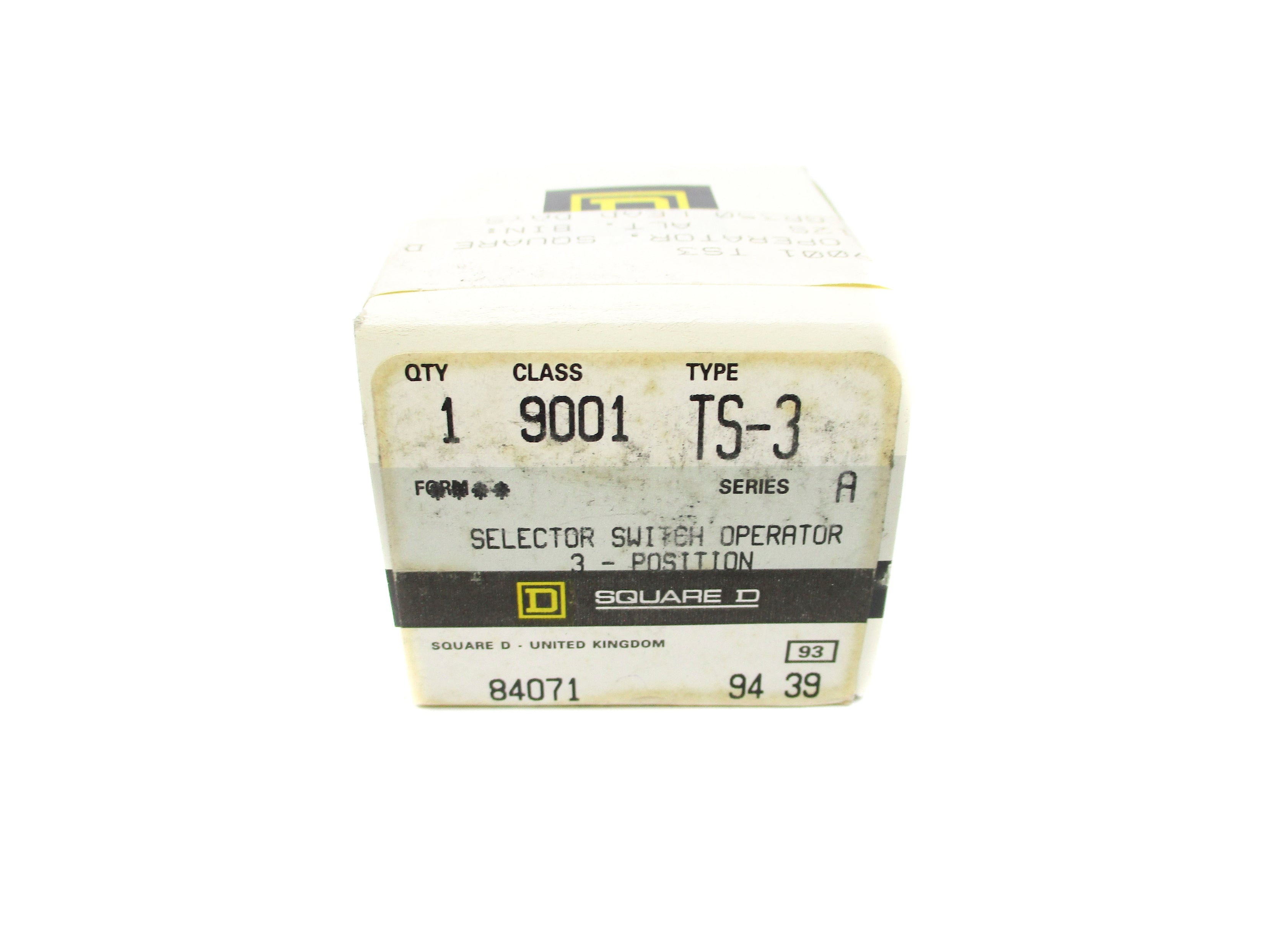 SQUARE D 9001TS3 SER. A NSFS