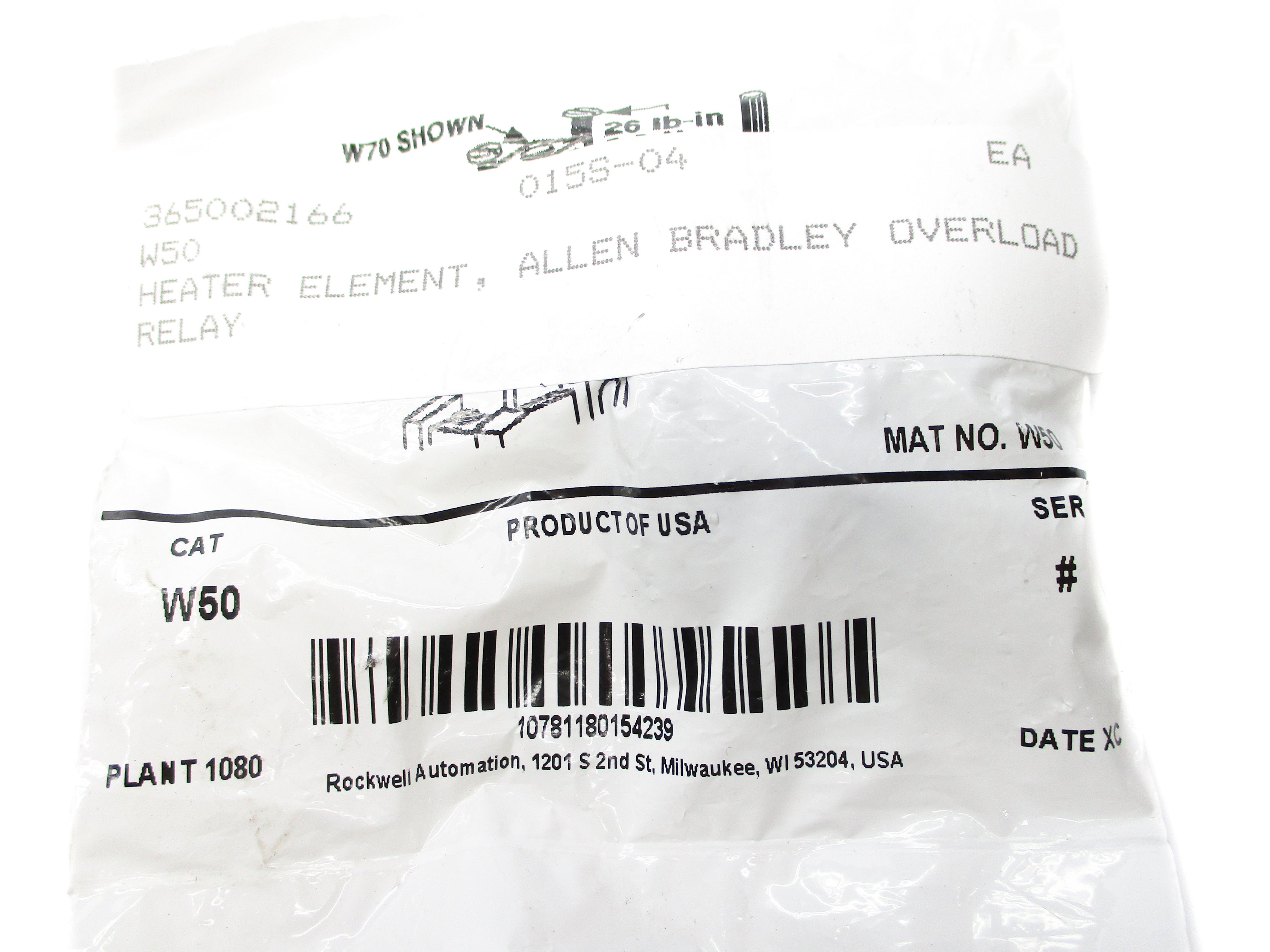ALLEN BRADLEY W50 NSMP