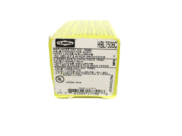 HUBBELL HBL7506C 125V 15A NSMP