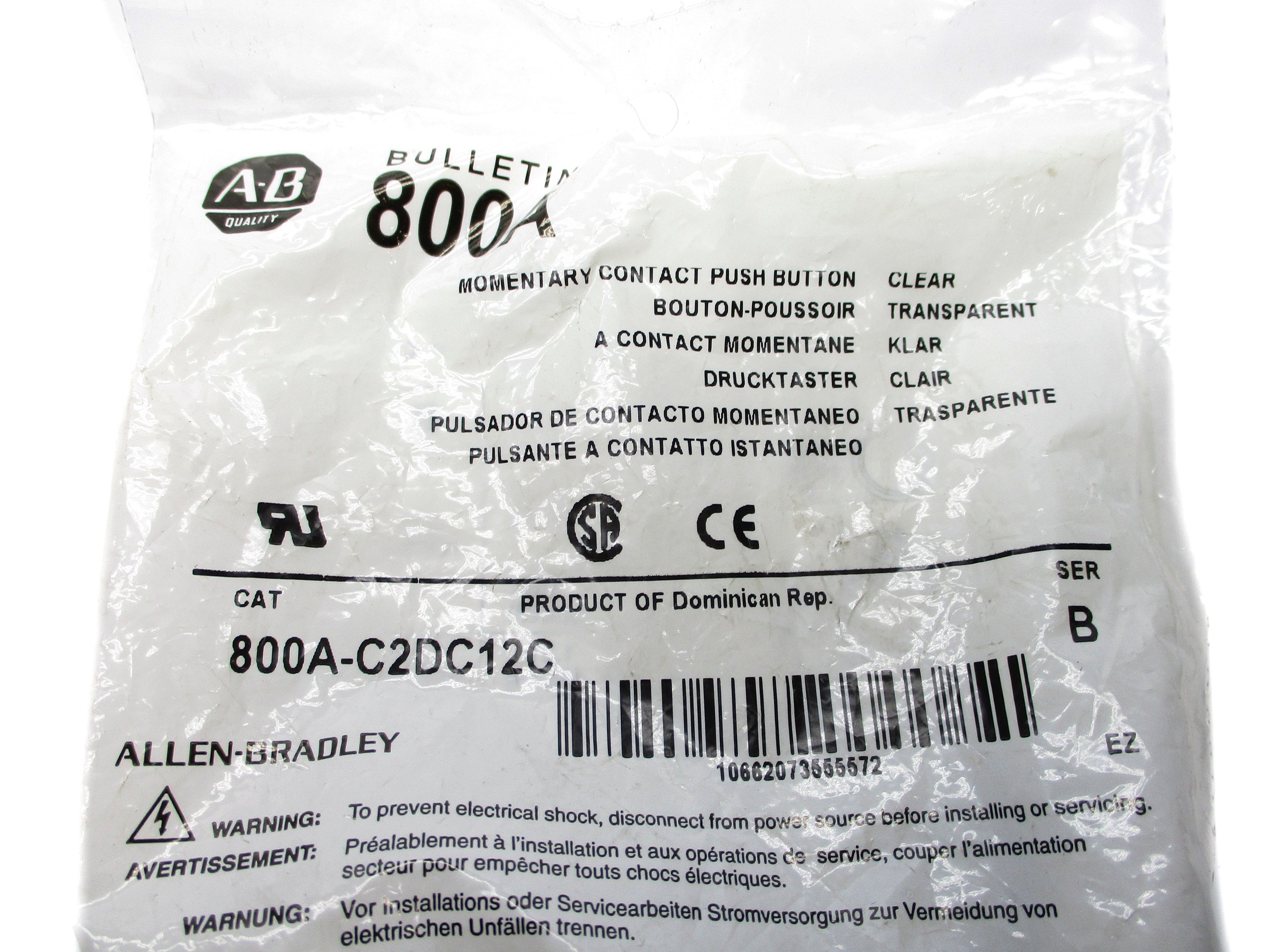 INDUSTRIAL SPARE PART 800A-C2DC12C SER. B NSMP