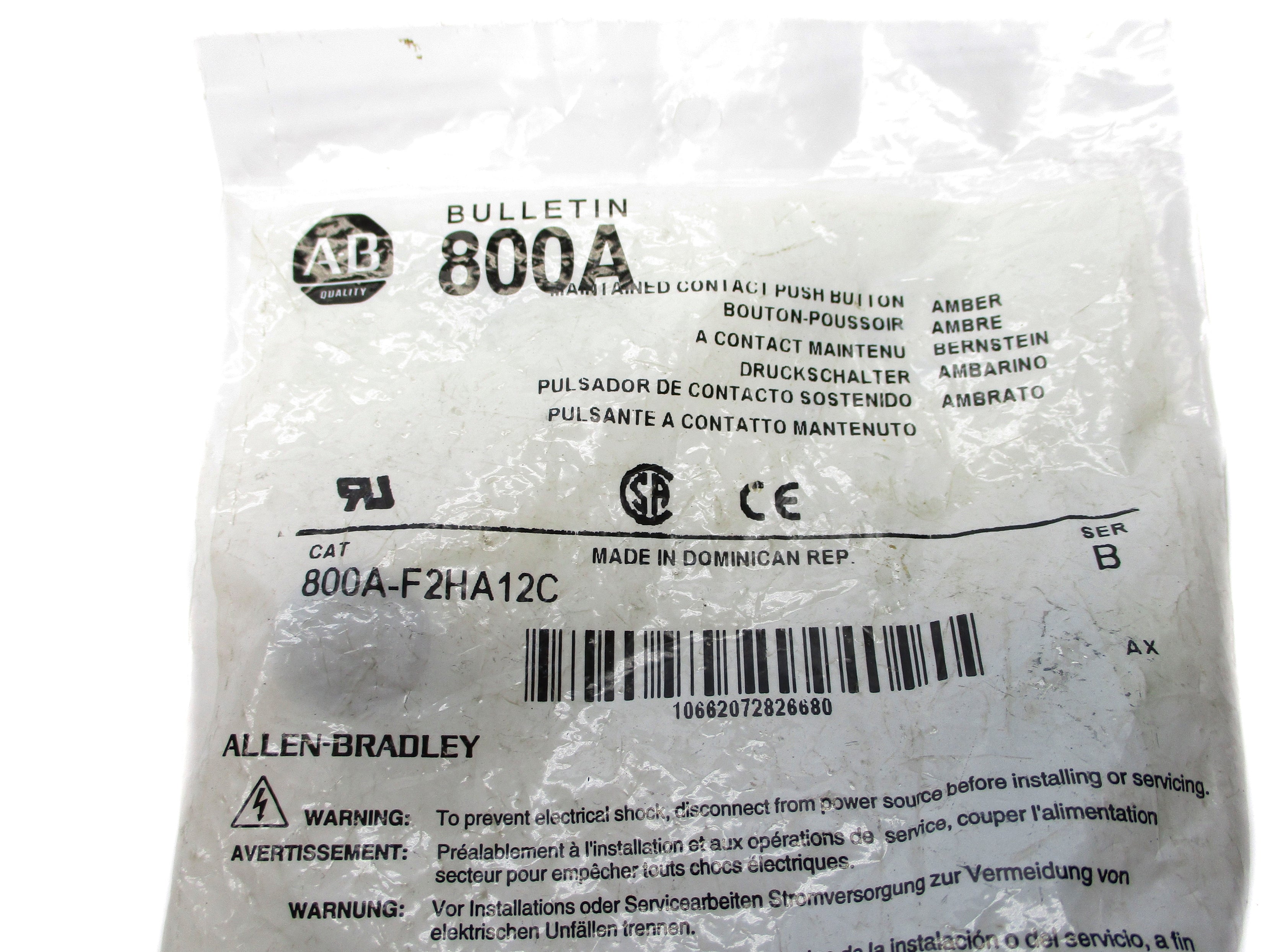 INDUSTRIAL SPARE PART 800A-F2HA12C SER. B NSMP