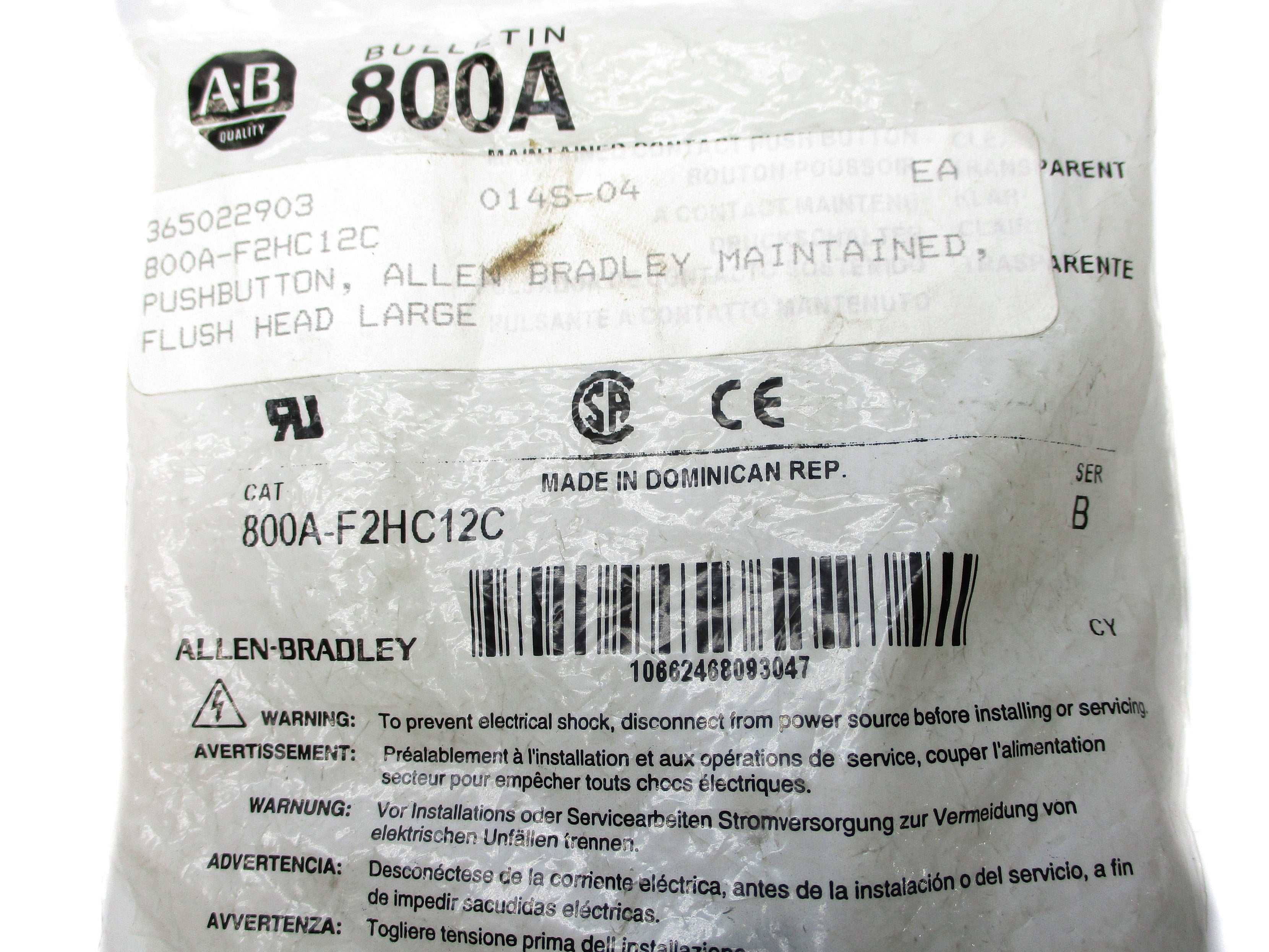 INDUSTRIAL SPARE PART 800A-F2HC12C SER. B NSMP