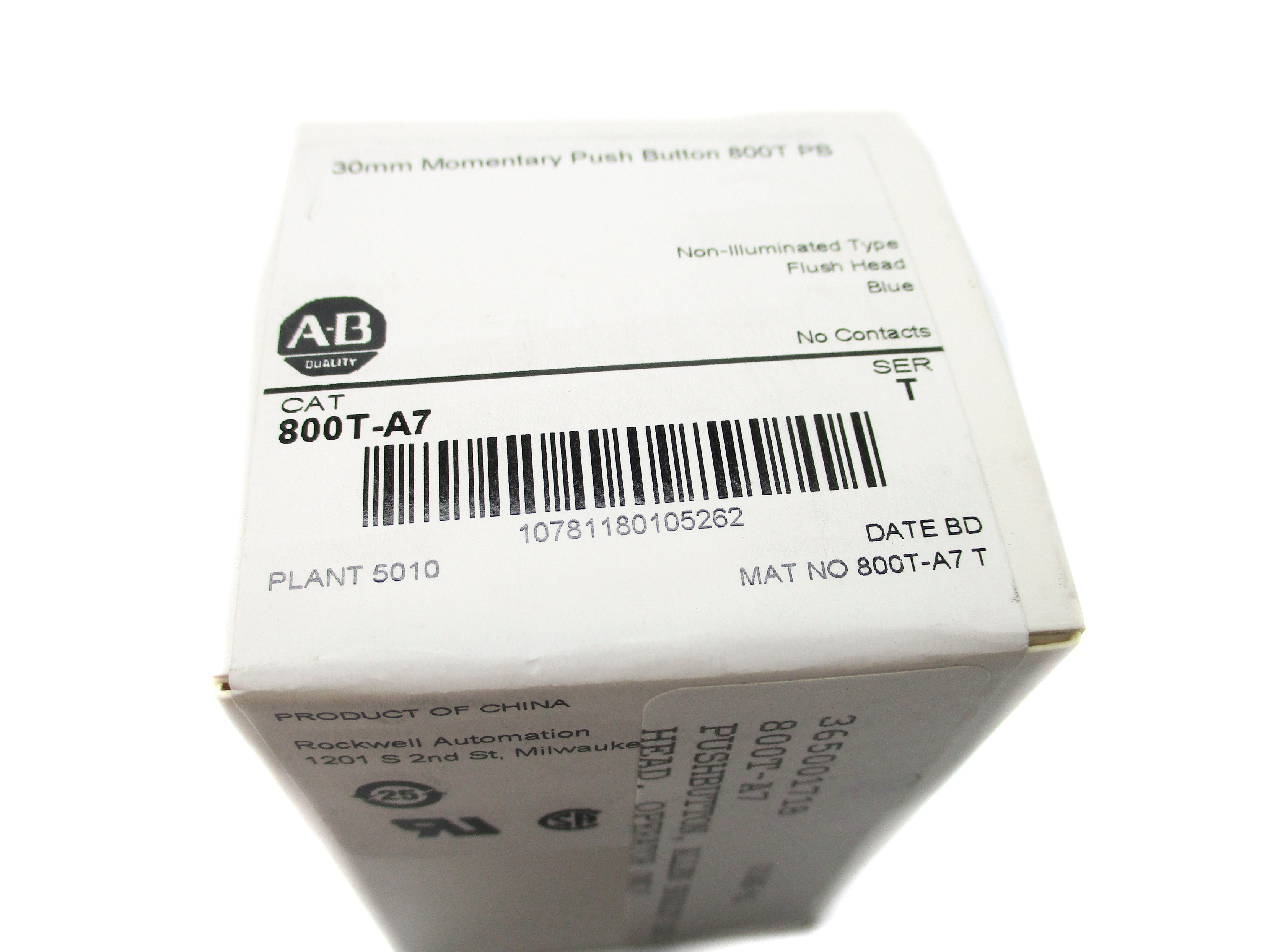 INDUSTRIAL SPARE PART 800T-A7 SER. T (WH) NSFS