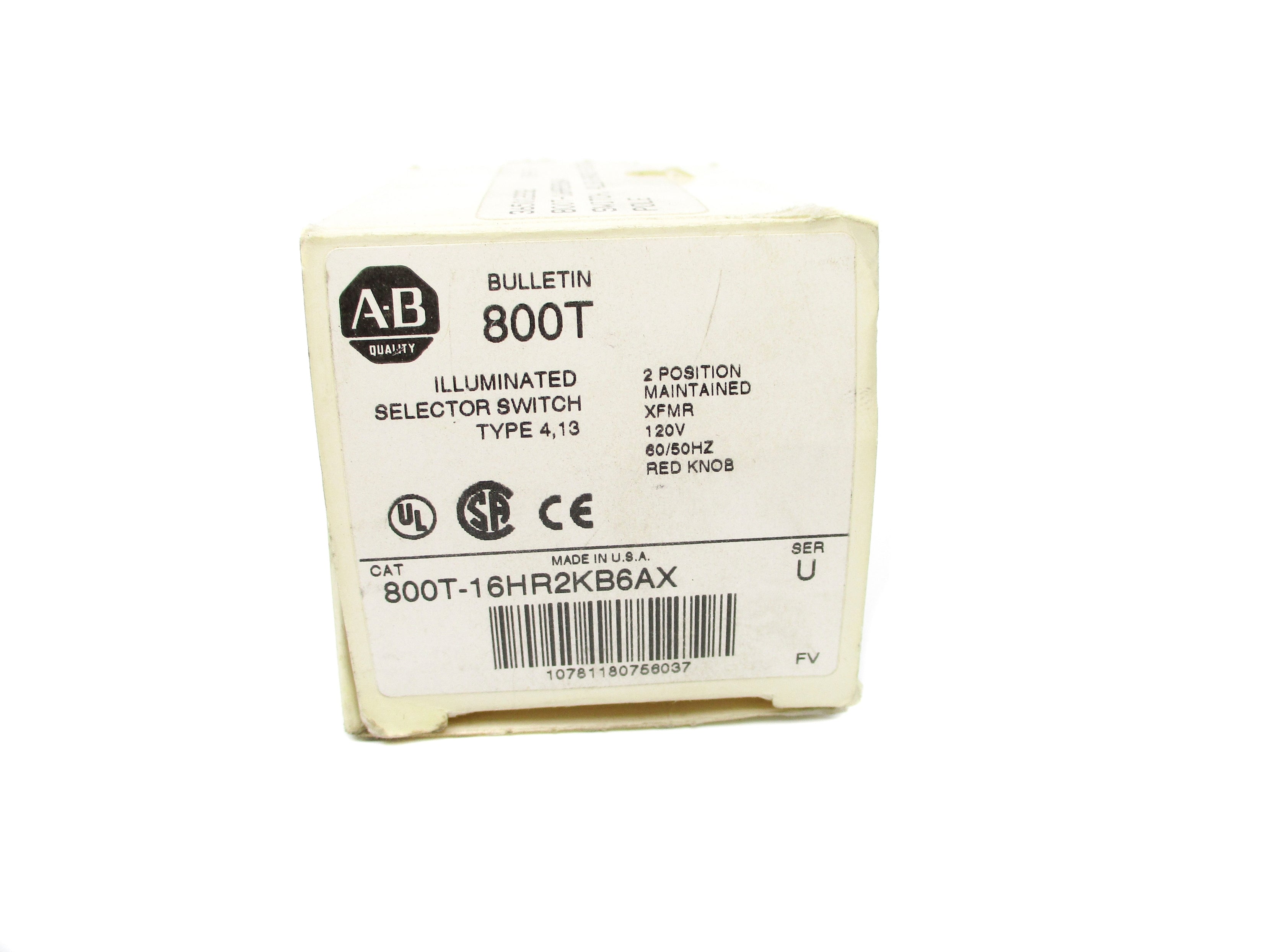 INDUSTRIAL SPARE PART 800T-16HR2KB6AX SER. U (AS PICTURED1) (WH) NSMP