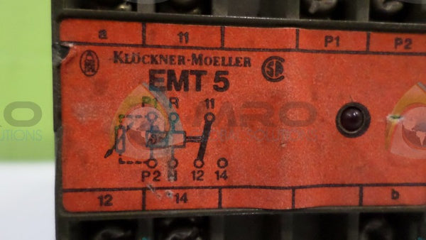 MOELLER EMT5 RELAY UNMP