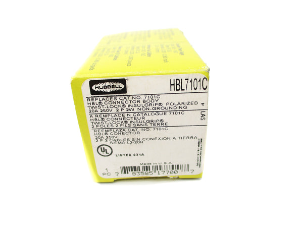 HUBBELL HBL7101C 250V 20A NSMP
