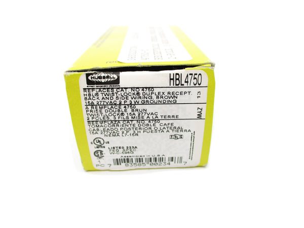 HUBBELL HBL4750 277VAC 15A NSMP