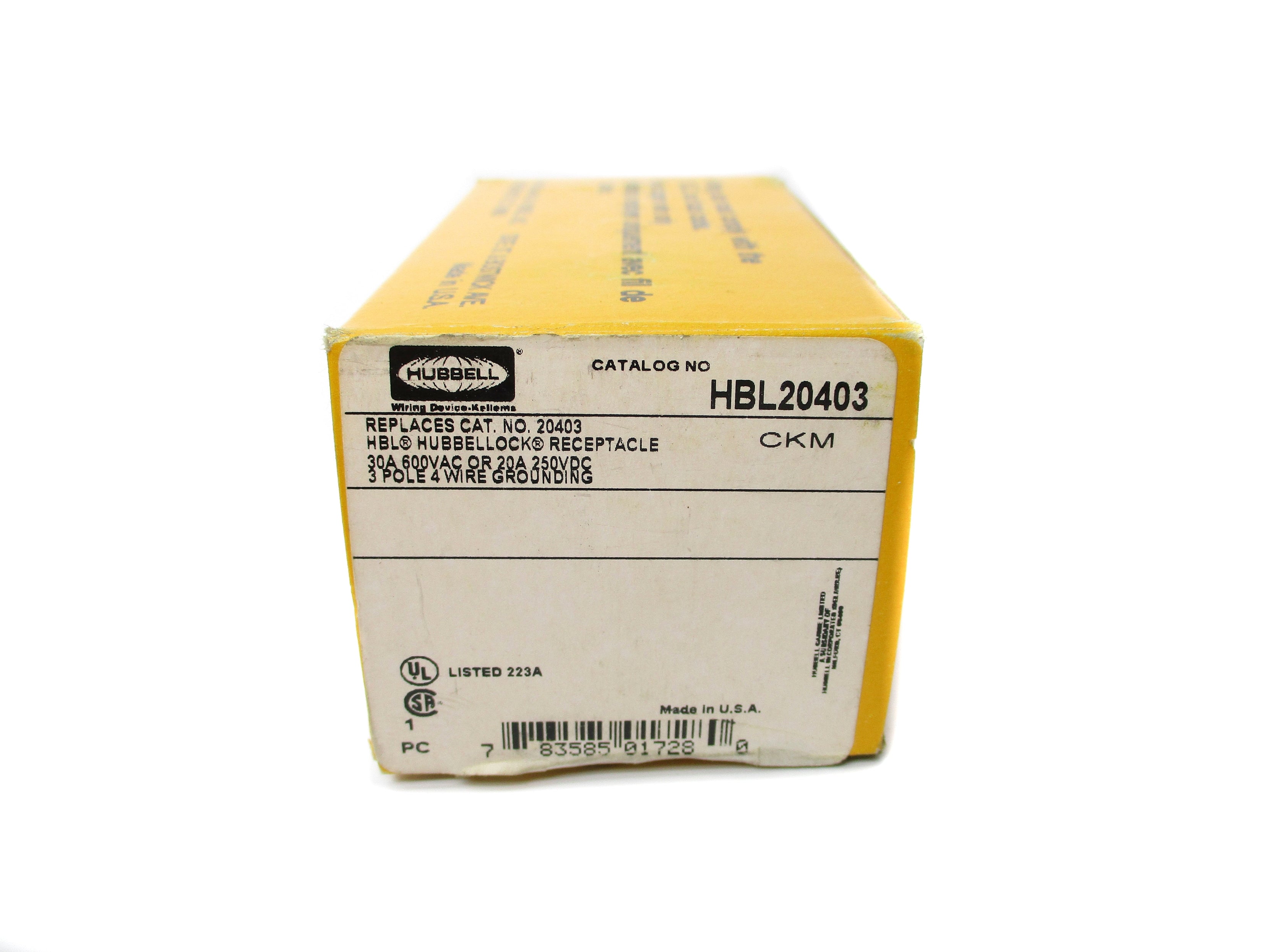 HUBBELL HBL20403 600VAC 30A NSMP