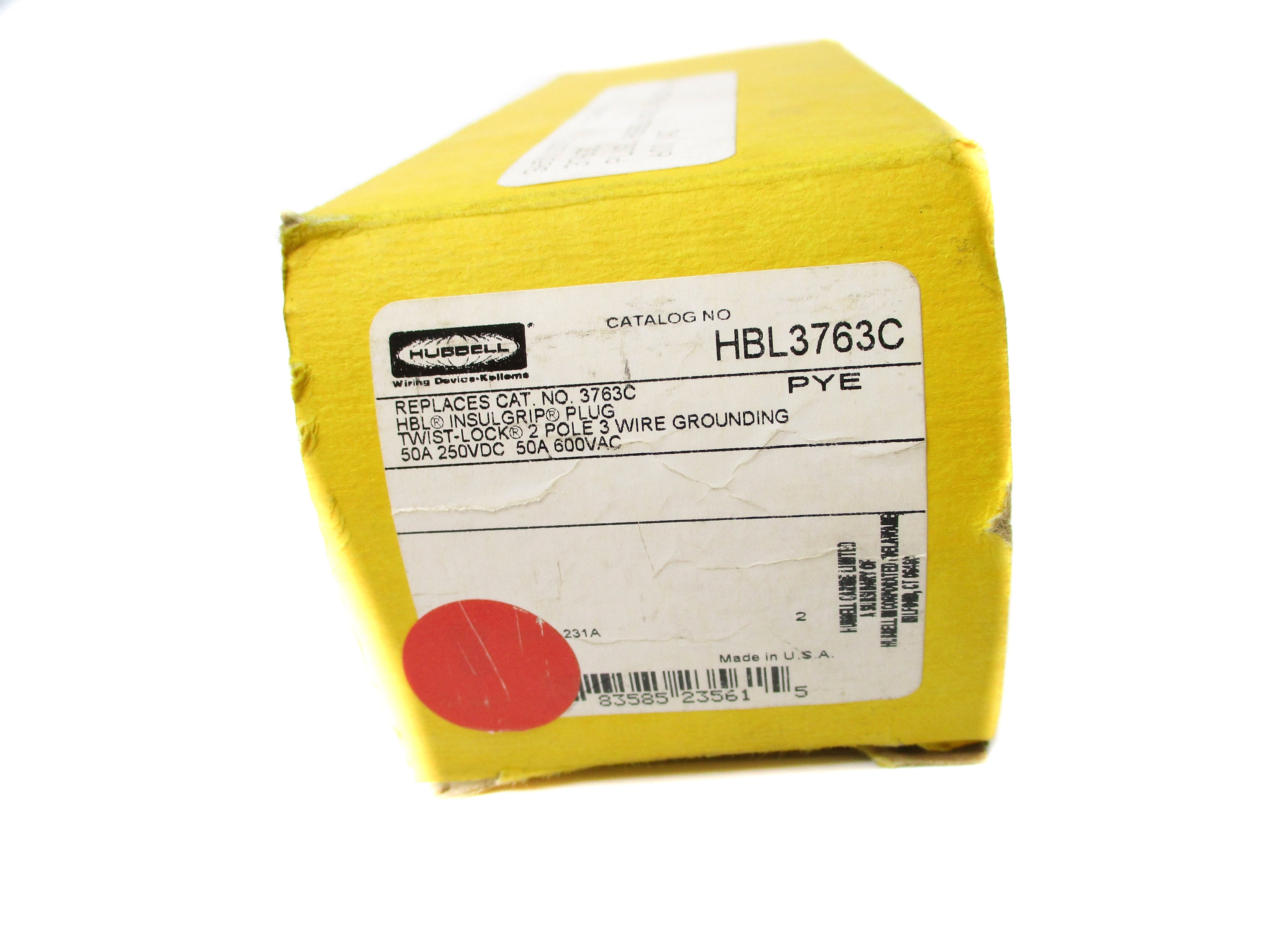 HUBBELL HBL3763C 600VAC 50A NSMP