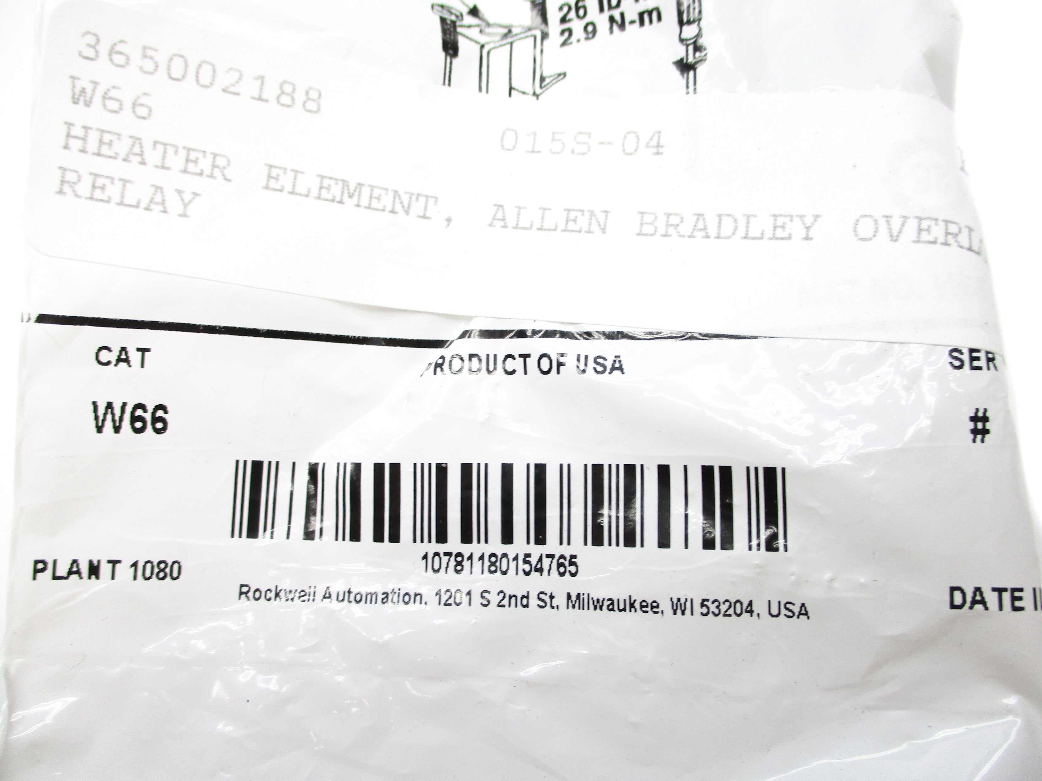 INDUSTRIAL SPARE PART W66 NSMP