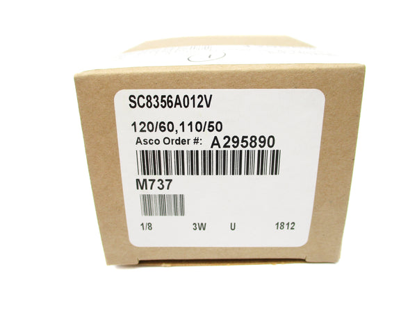 ASCO SC8356A012V 110/120V 30PSI NSMP
