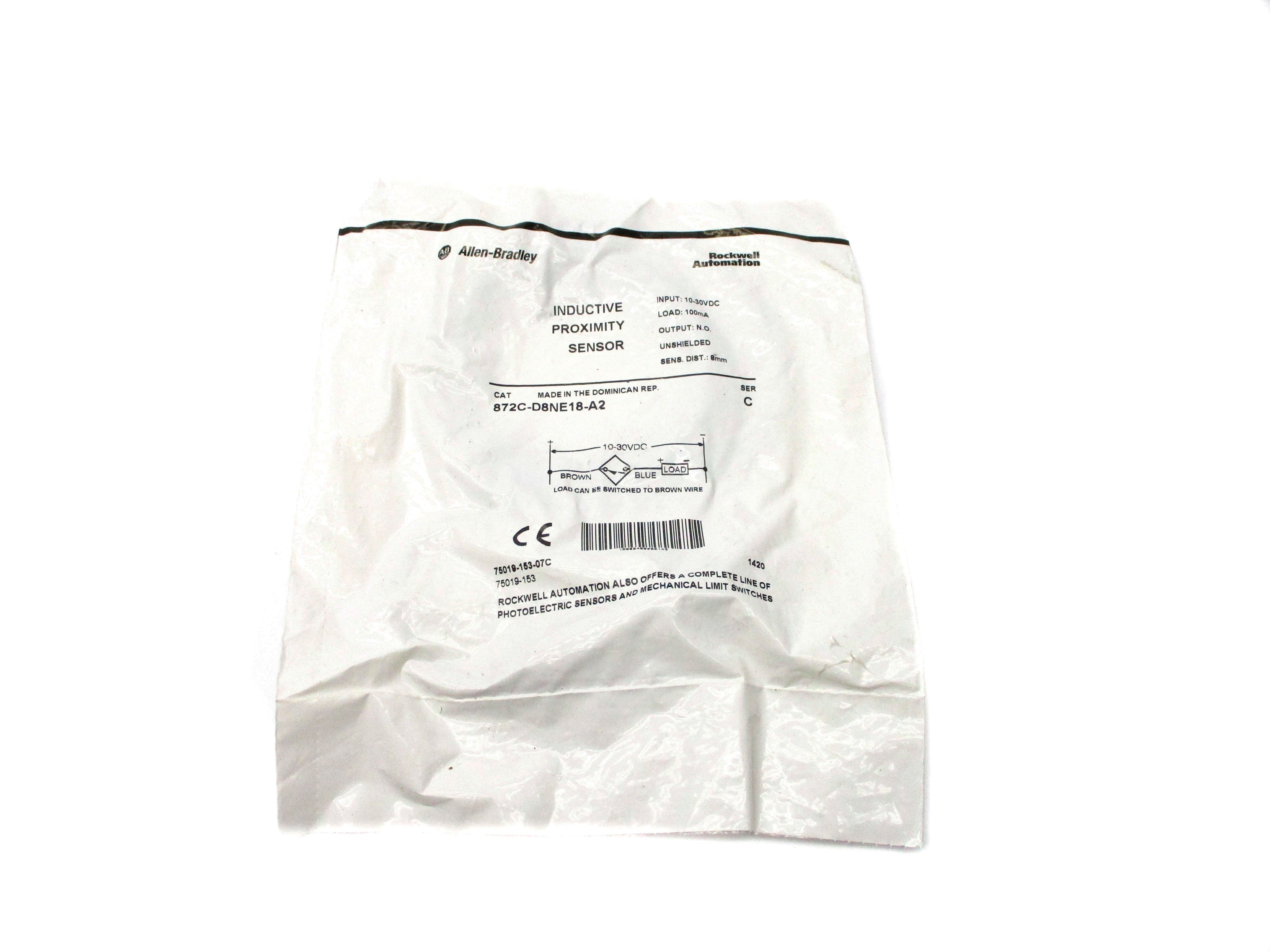 INDUSTRIAL SPARE PART 872C-D8NE18-A2 SER. C 10-30VDC NSMP