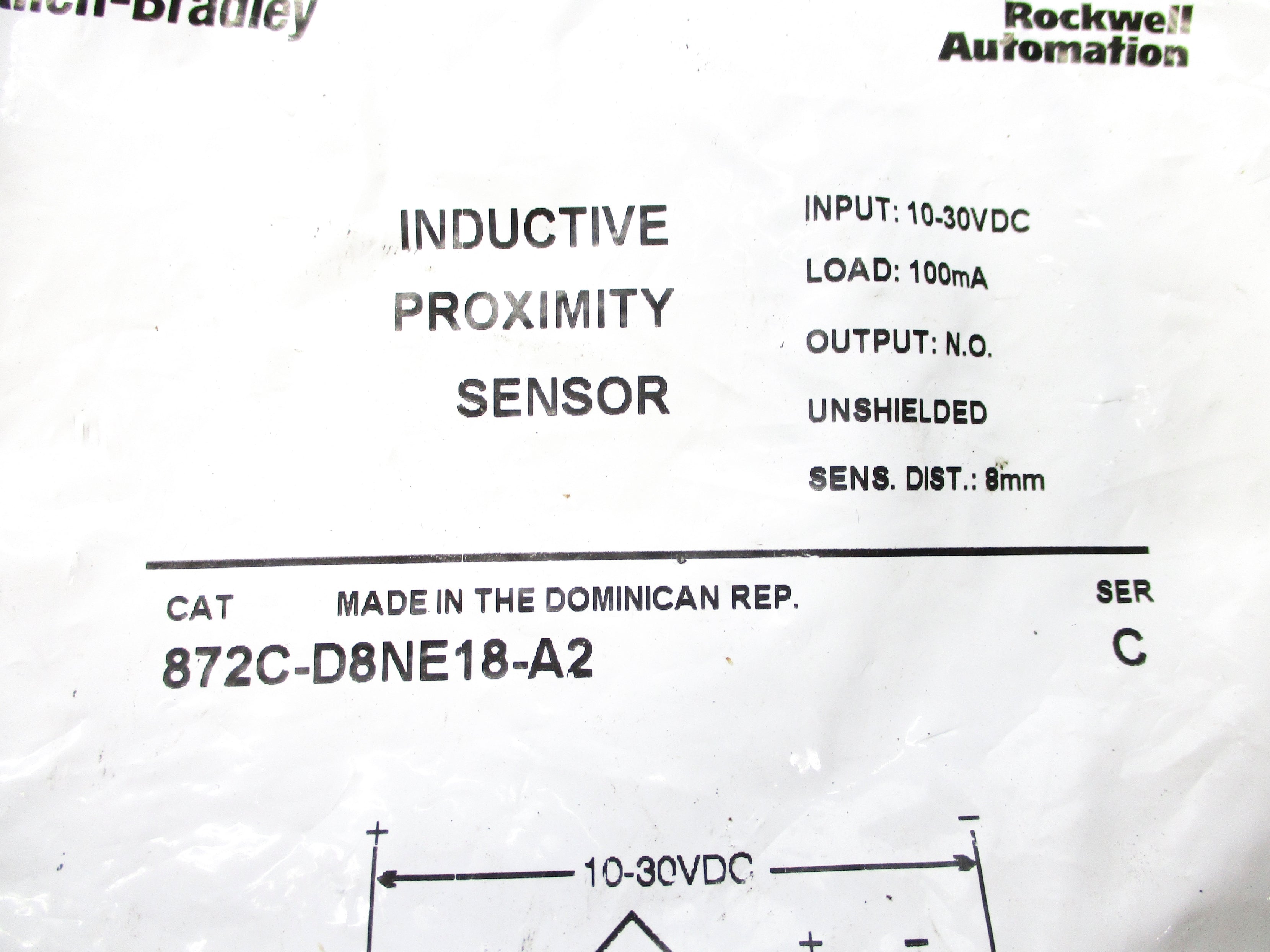 INDUSTRIAL SPARE PART 872C-D8NE18-A2 SER. C 10-30VDC NSMP