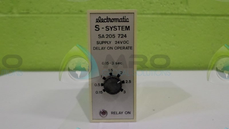 ELECTROMATIC SA205-724 RELAY NSNP