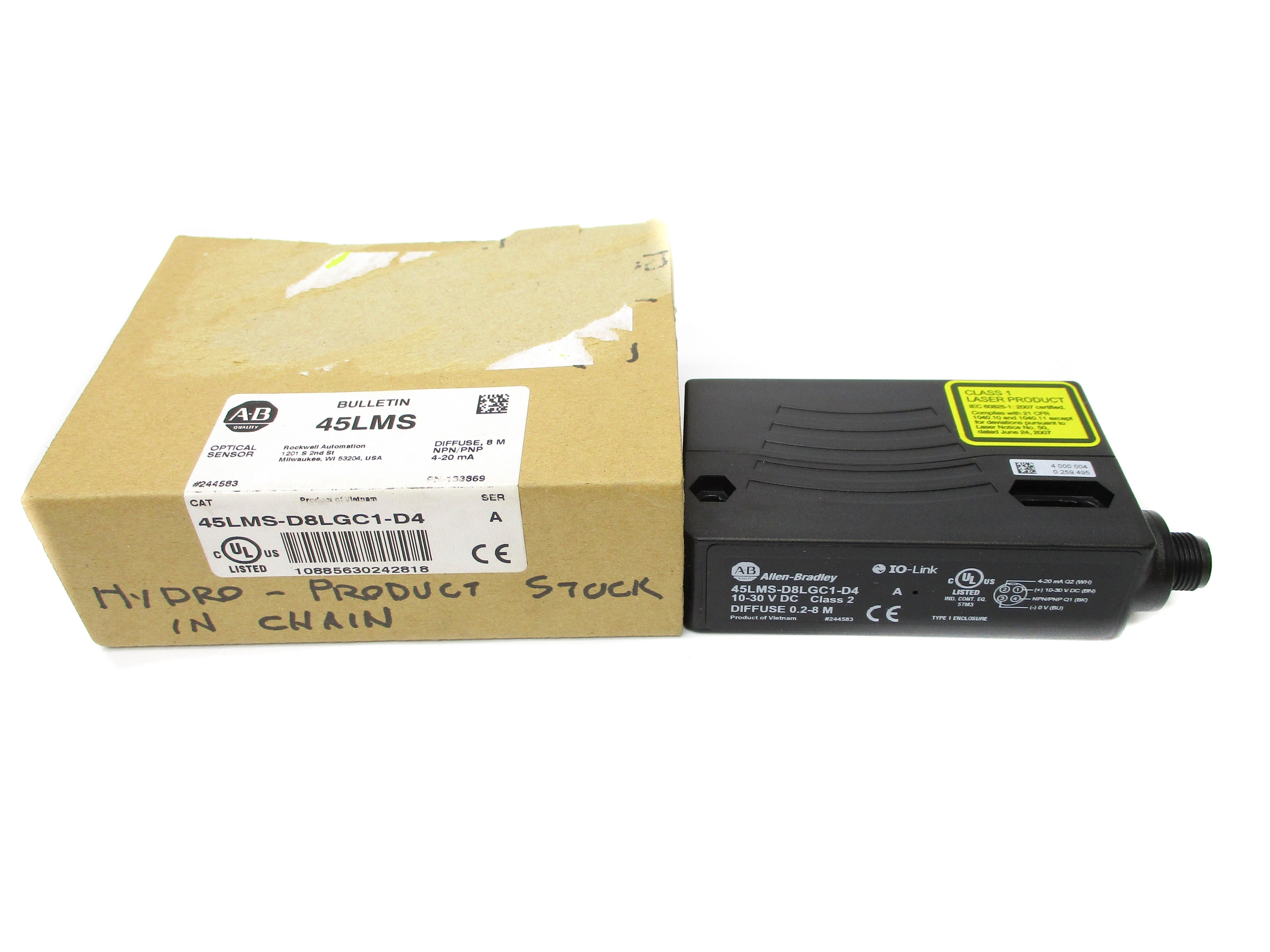 INDUSTRIAL SPARE PART 45LMS-D8LGC1-D4 SER. A 10-30VDC (BR/WH) NSMP