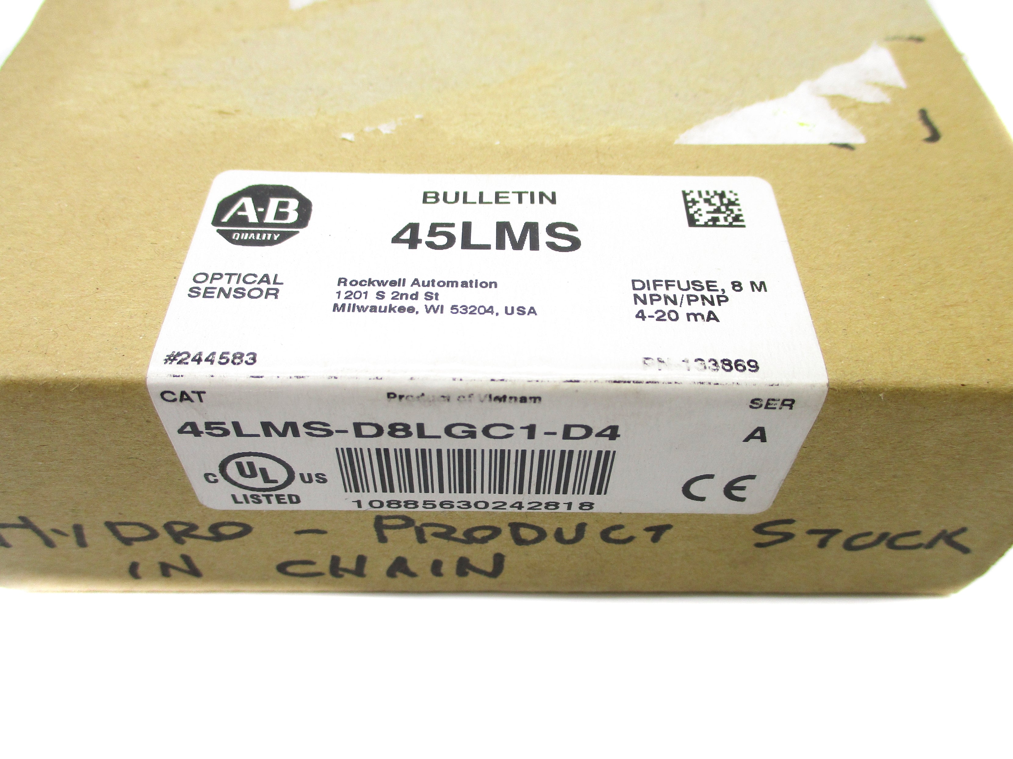 INDUSTRIAL SPARE PART 45LMS-D8LGC1-D4 SER. A 10-30VDC (BR/WH) NSMP