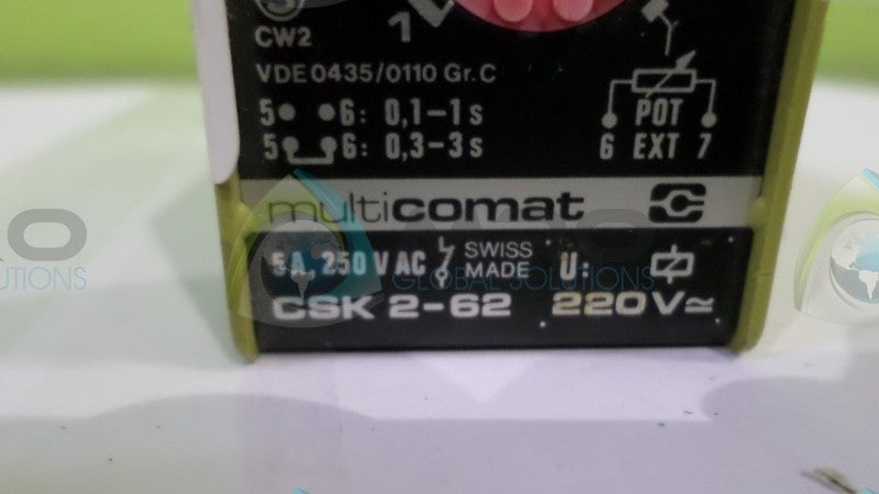 MULTICOMAT CSK2-62 RELAY NSNP