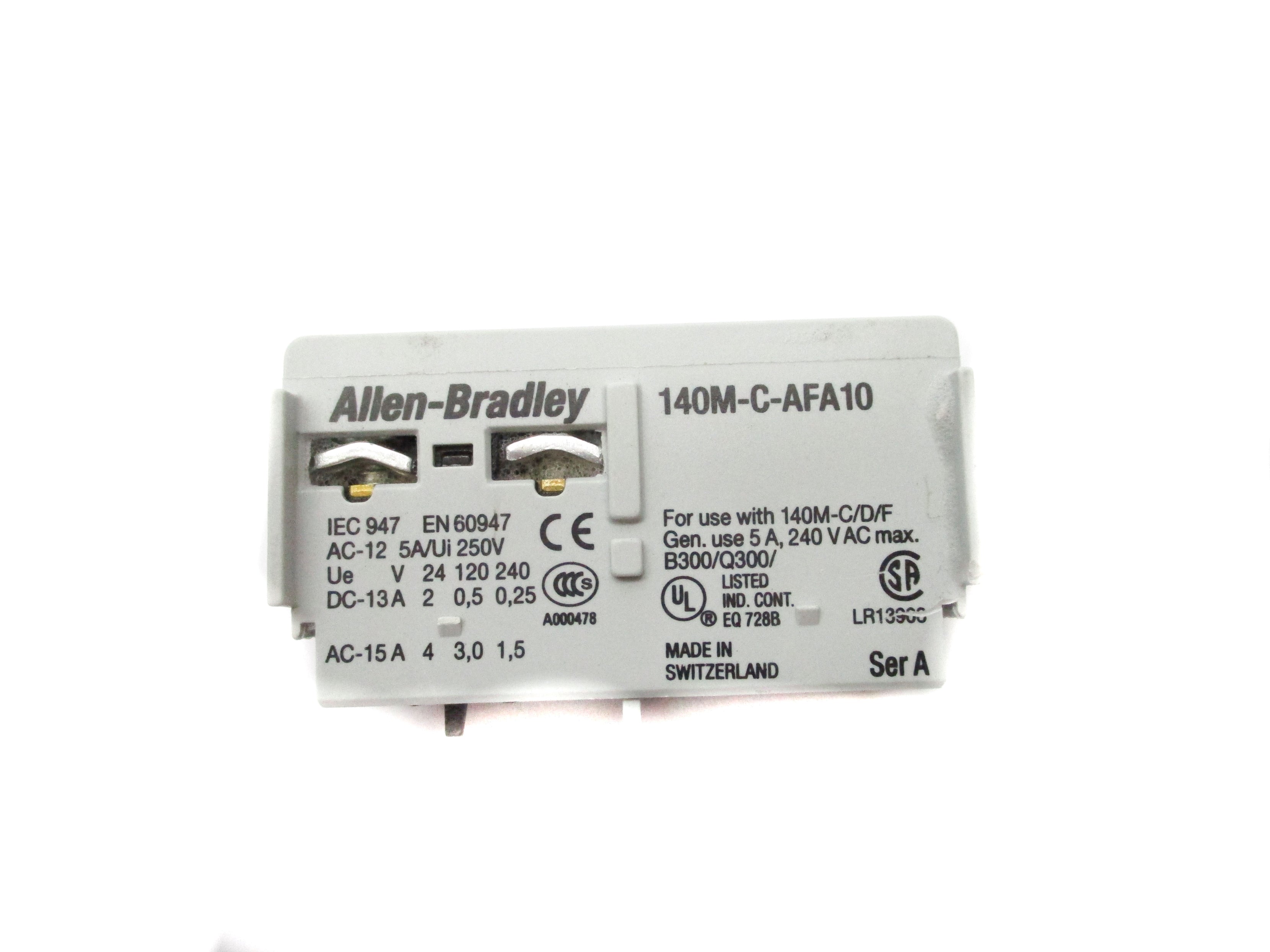 ALLEN BRADLEY 140M-C-AFA10 SER. A 240VAC 5A NSNP