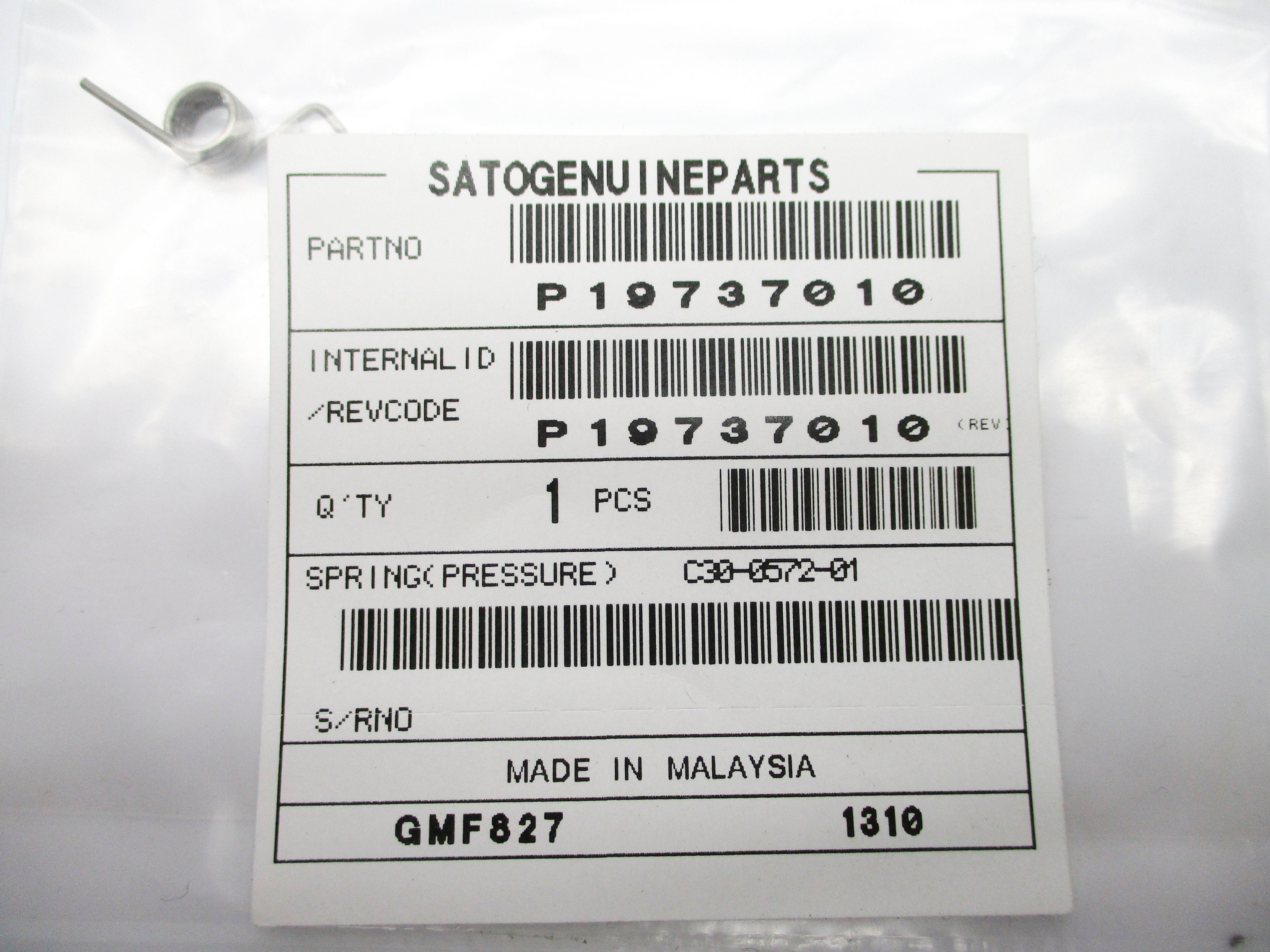 SATO P19737010 NSMP