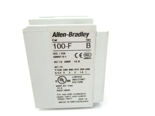 ALLEN BRADLEY 100-FA31 SER. B 600VAC 10A NSNP