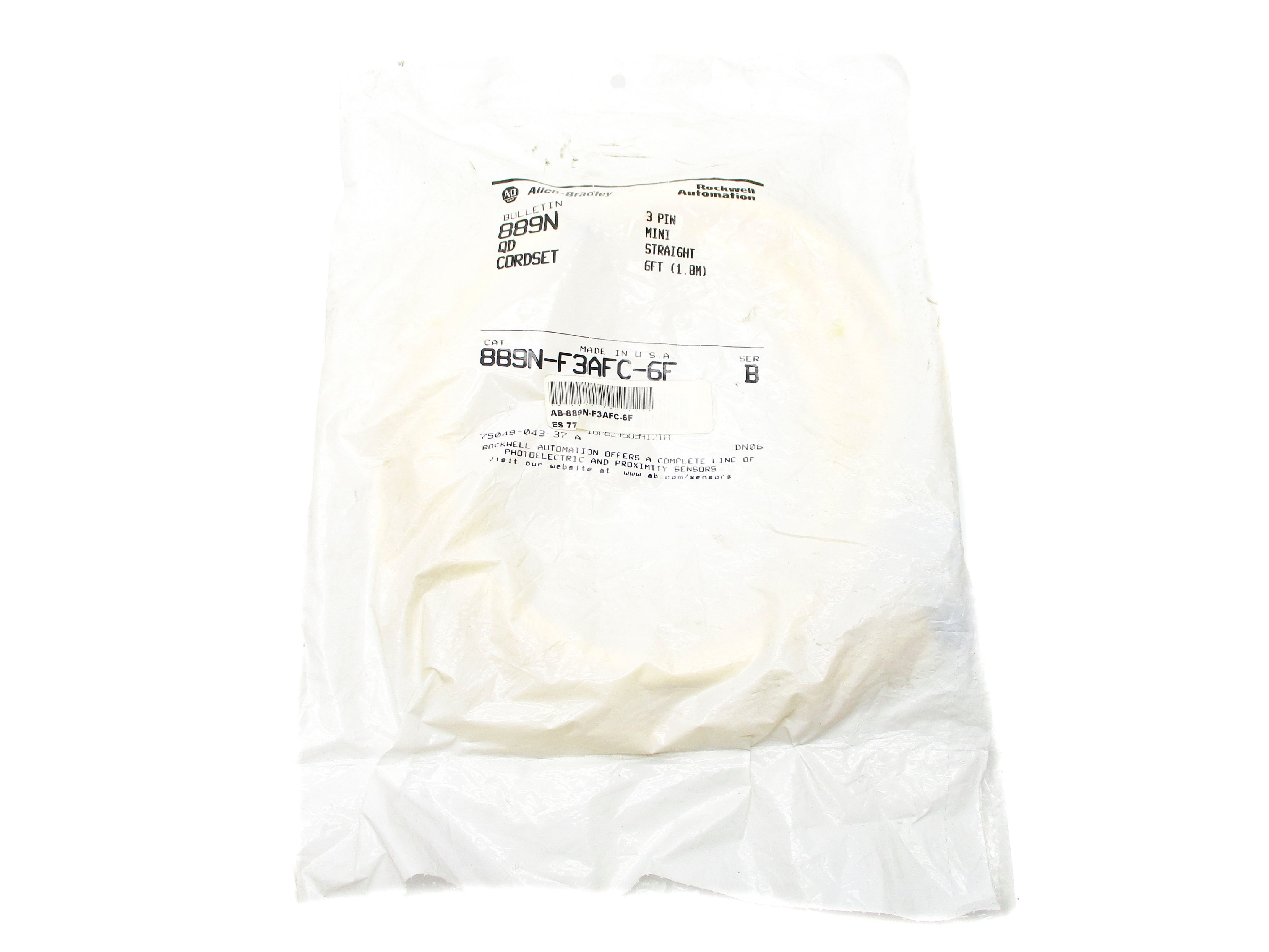 INDUSTRIAL SPARE PART 889N-F3AFC-6F SER. B 600V 13A NSMP