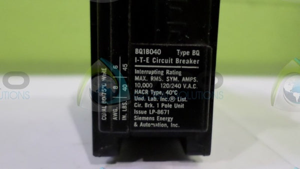 ITE BQ140 CIRCUIT BREAKER NSNP