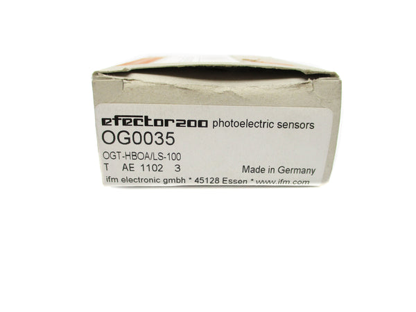 IFM EFECTOR OG0035 OGT-HB0A/LS 20-250VAC/DC NSMP