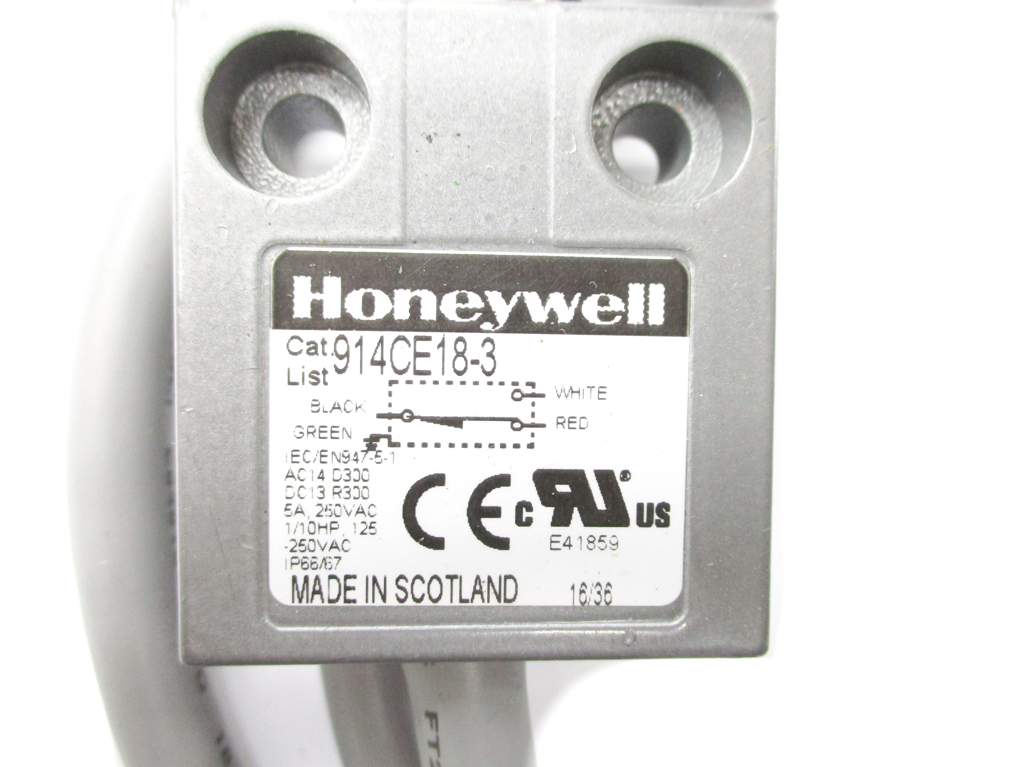 HONEYWELL 914CE18-3 250VAC 5A NSNP