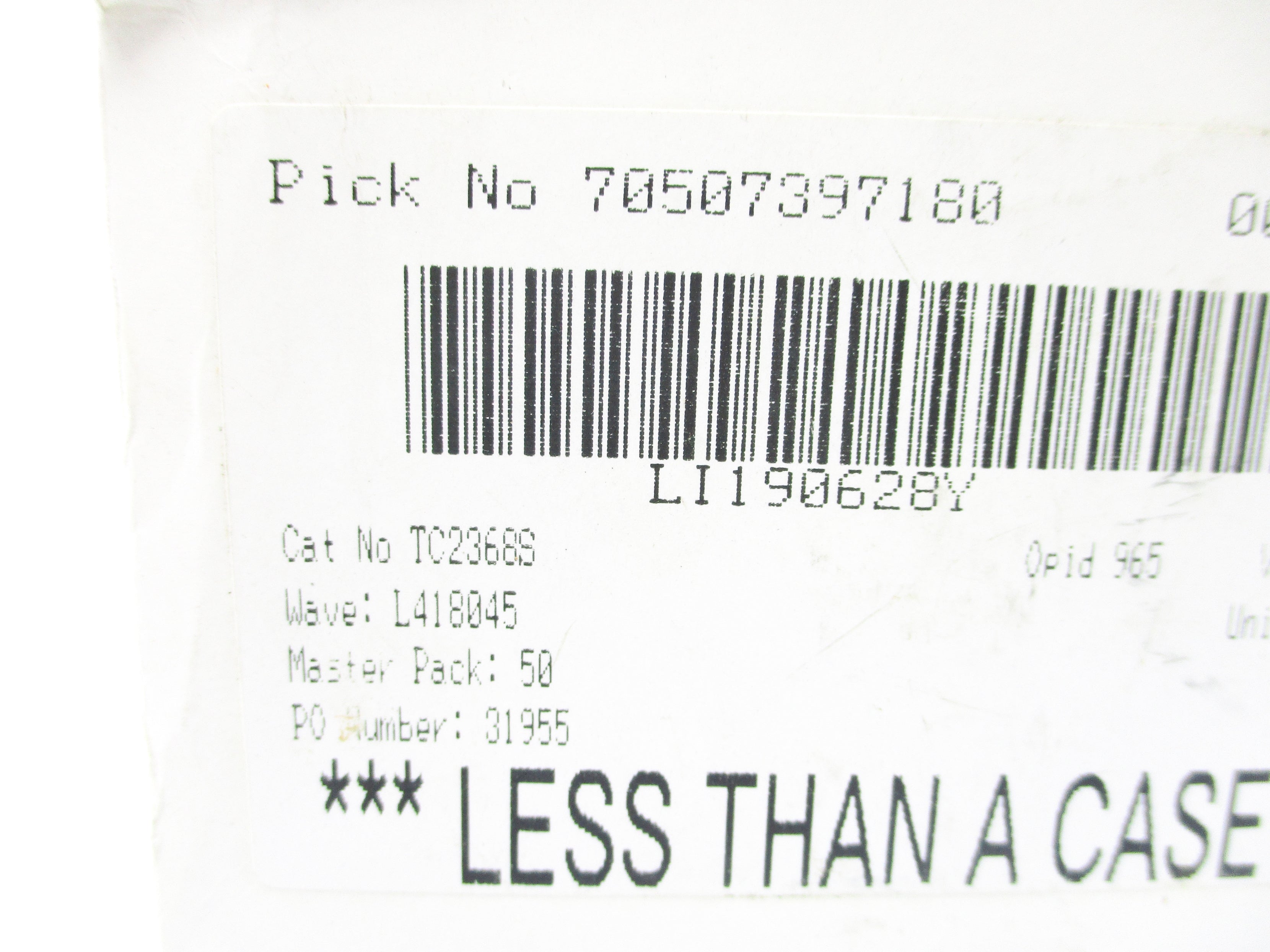 GENERAL ELECTRIC TC2368S 600VAC 20A NSMP