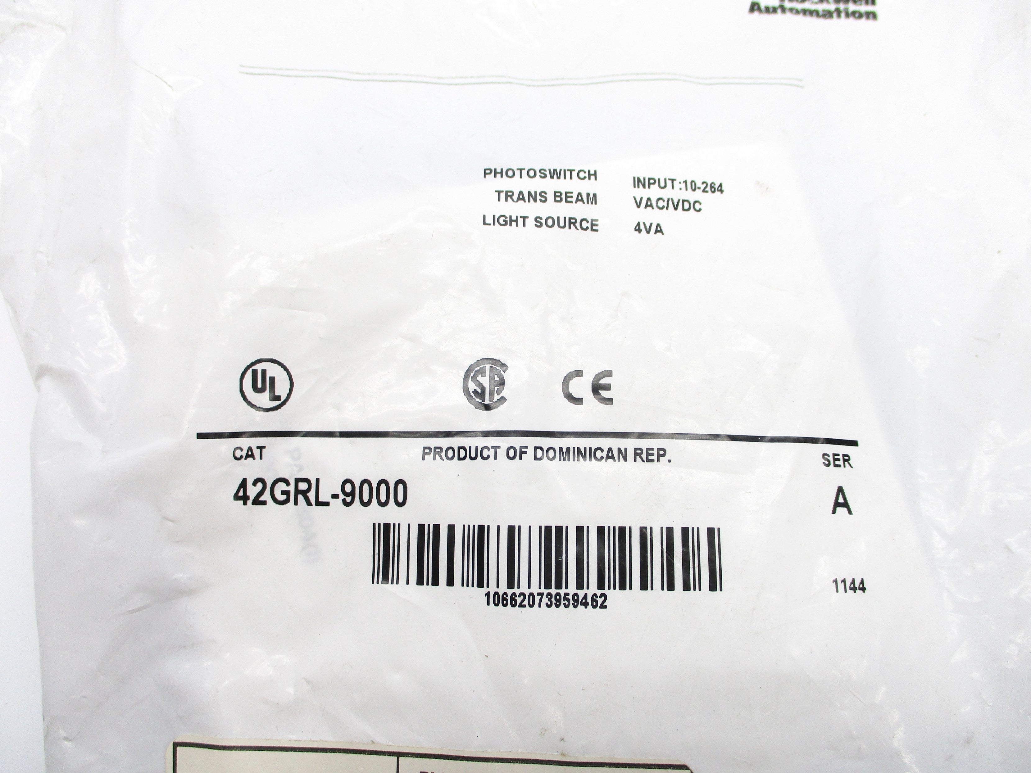 INDUSTRIAL SPARE PART 42GRL-9000 SER. A 10-264VAC/DC NSMP