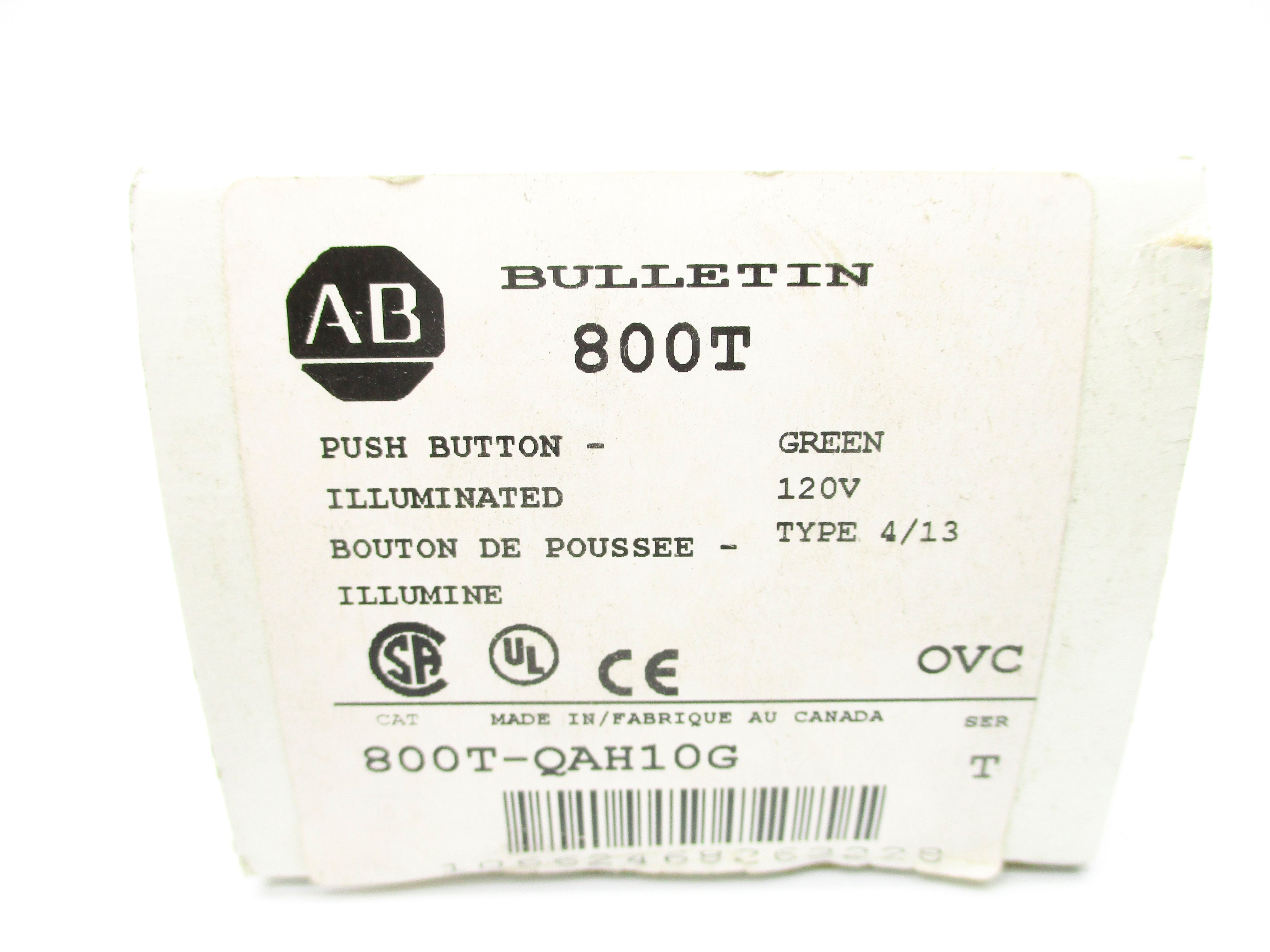INDUSTRIAL SPARE PART 800T-QAH10G SER. T (WH) NSMP